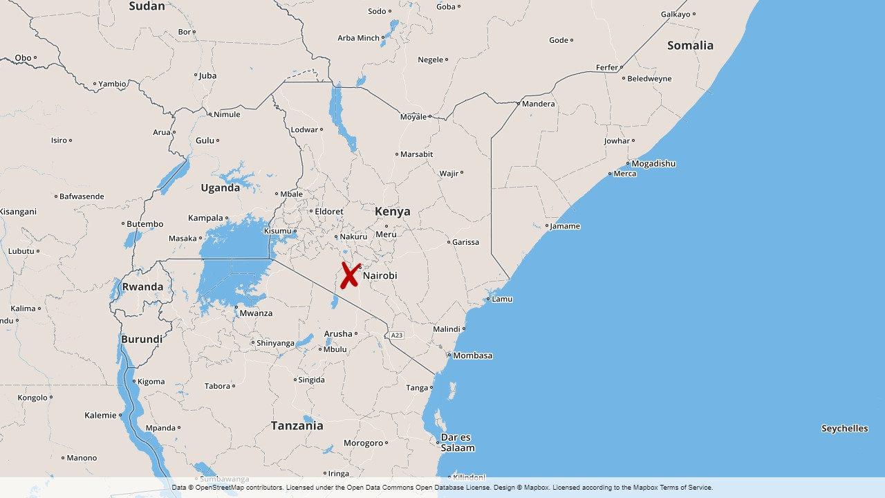 Olyckan skedde i en skola i stadsdelen Dagoretti i västra Nairobi.