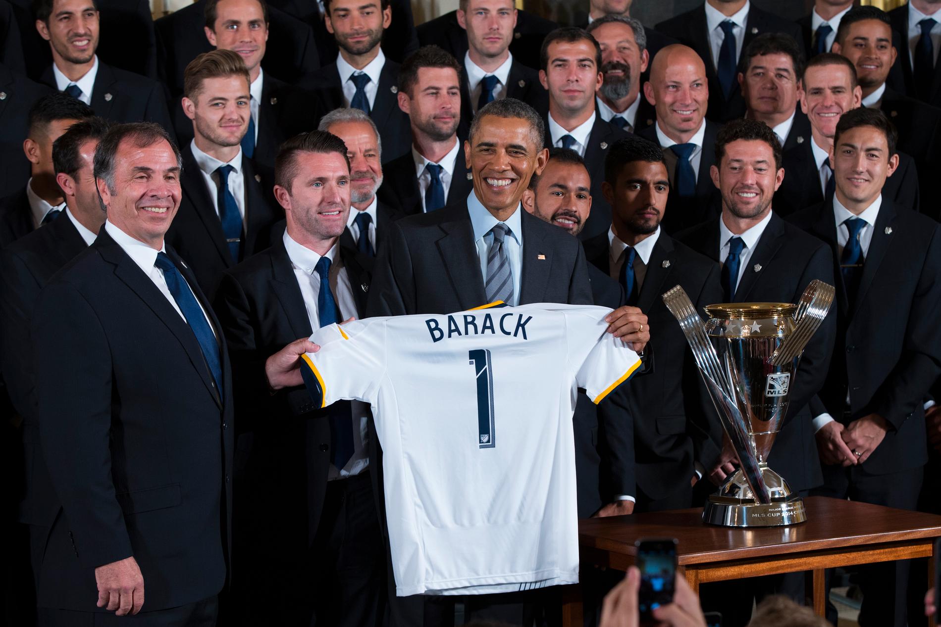 Firande i Vita Huset hos Barack Obama.