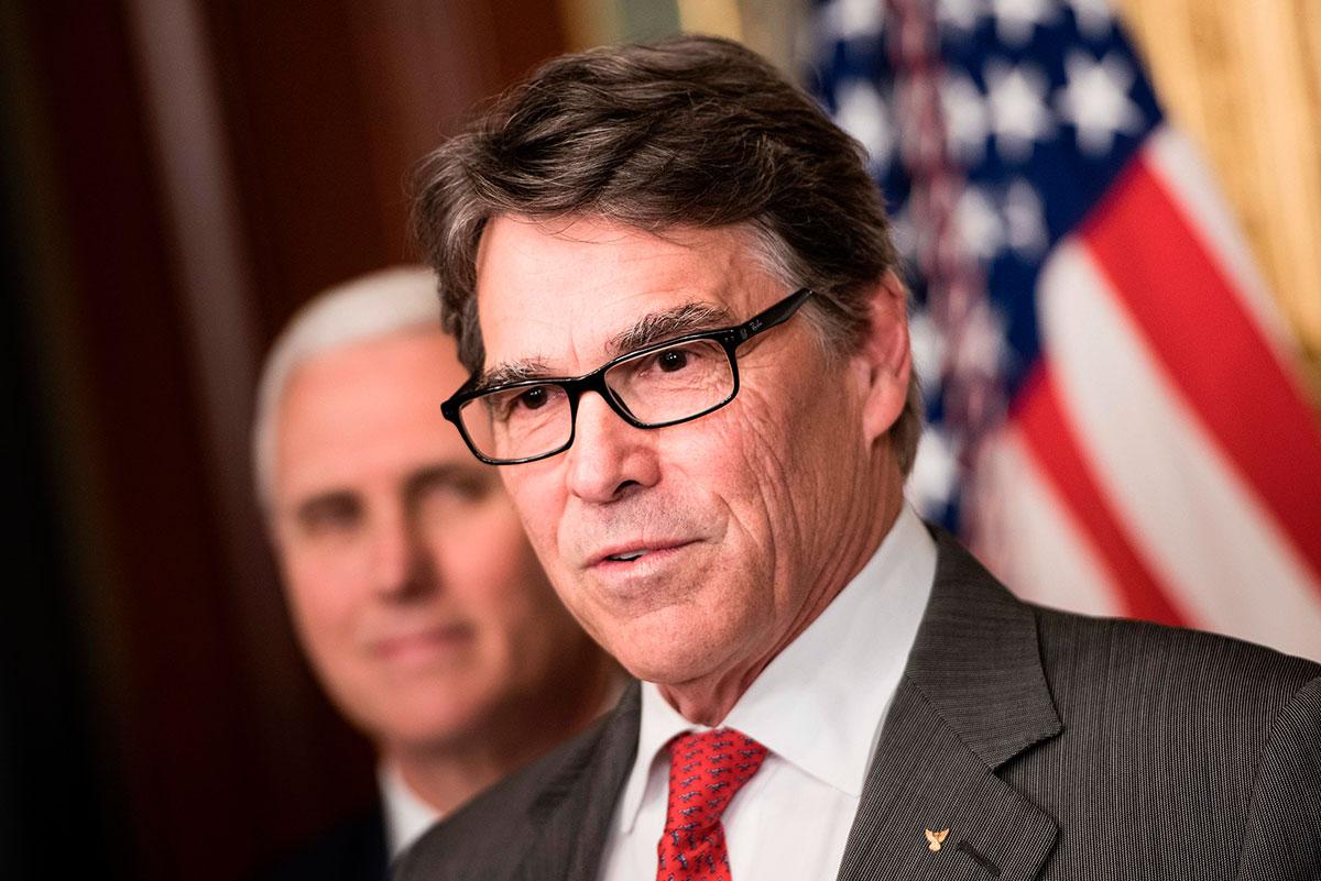 USA:s energiminister Rick Perry.