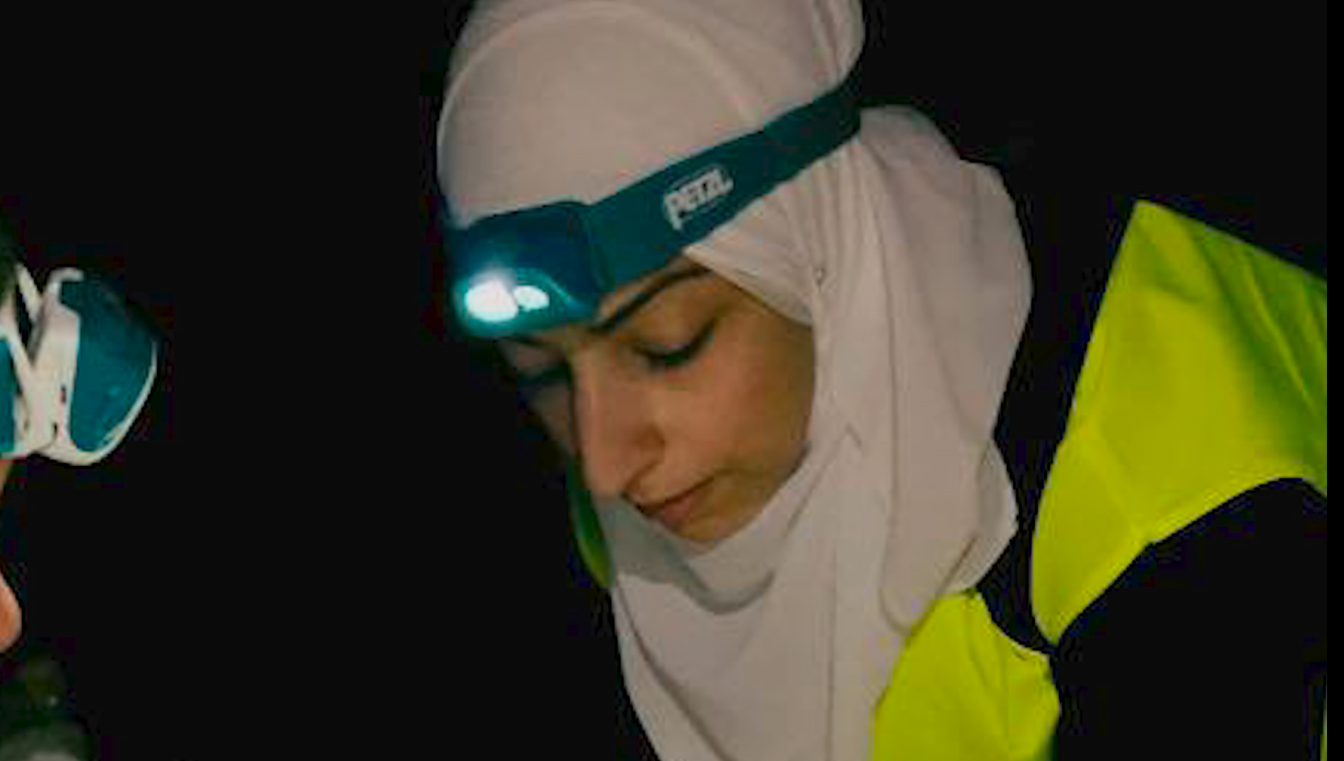 Sjuksköterskan Israa Abdali var på plats som volontär på Lesbos. 