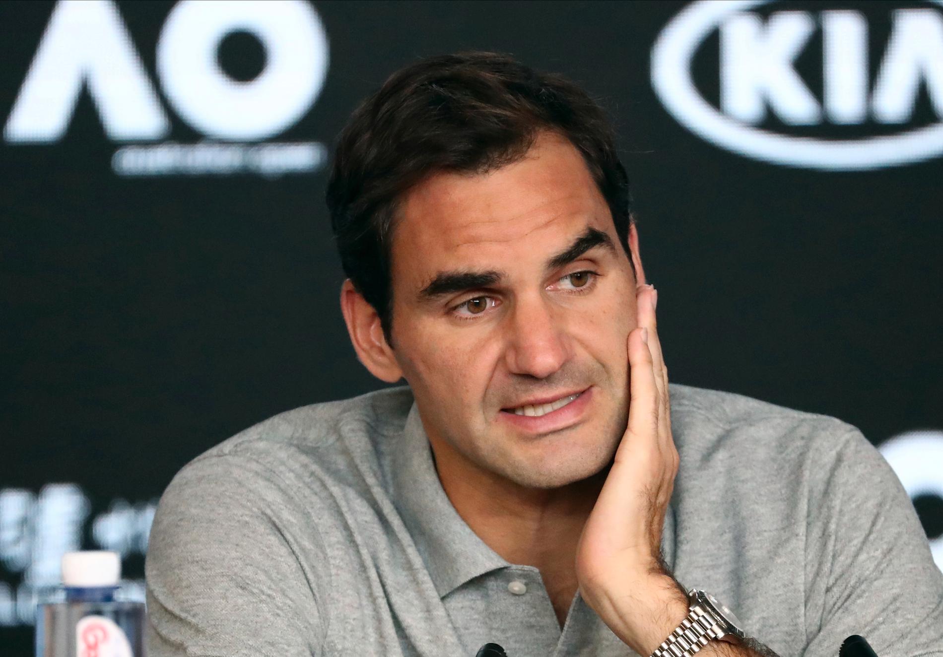 Roger Federer slår tillbaka mot Greta Thunbergs kritik.