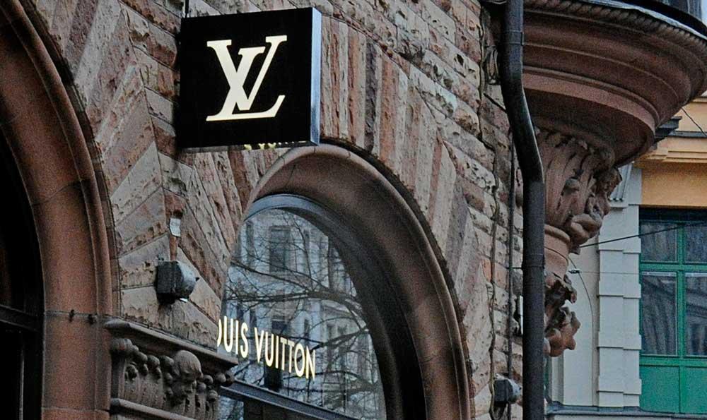 Louis Vuitton-butiken på Birger Jarlsgatan i Stockholm.