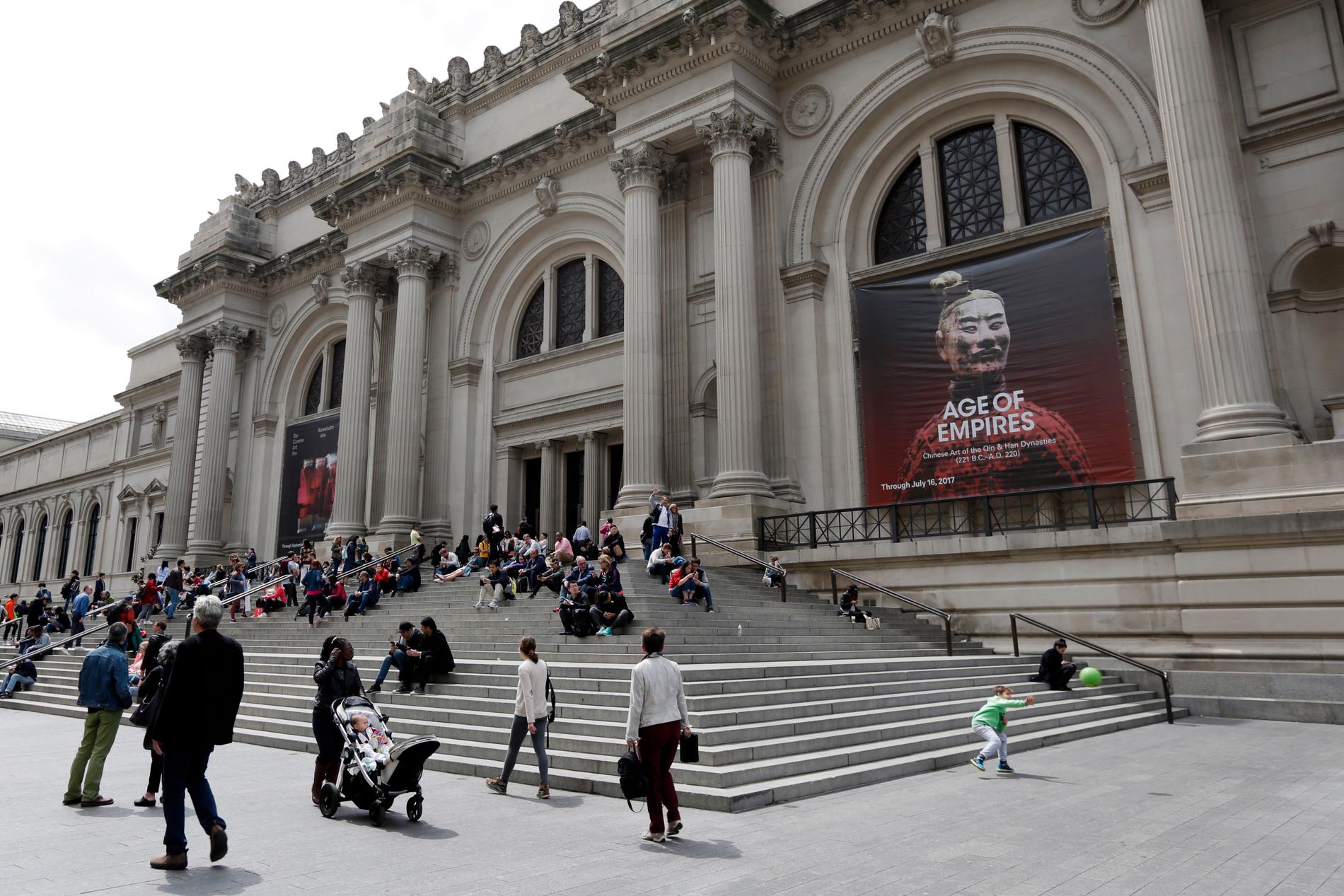 Metropolitan Museum of Art i New York. Arkivbild.