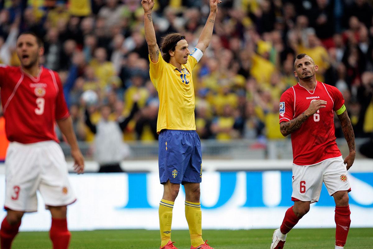 10 juni 2009 Kval mot Malta igen, hemma, och Zlatan fick sätta sitt 21:a landslagsmål.