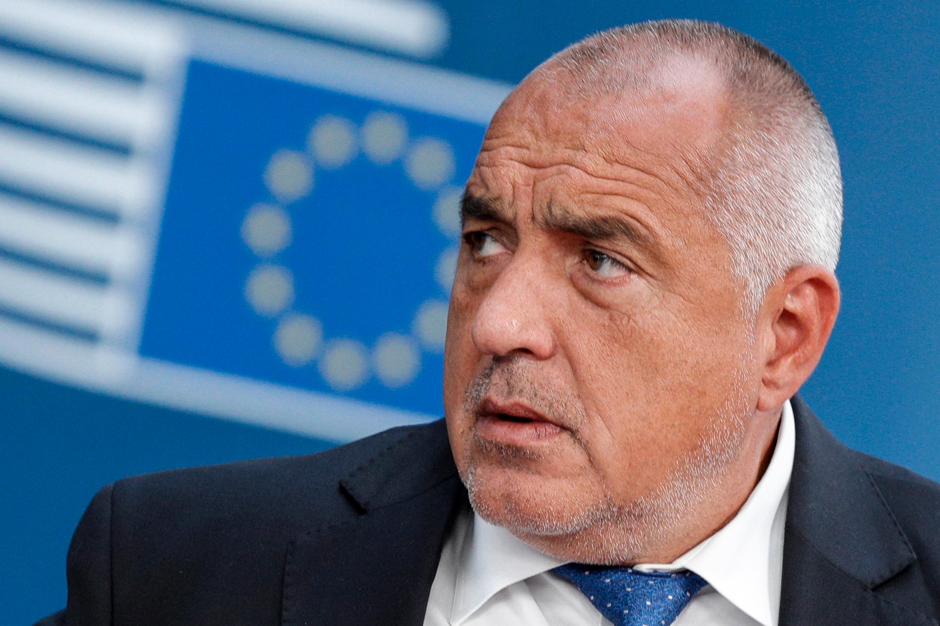 Bulgariens premiärminister Bojko Borisov pressas av oppositionen för den svåra vattenkrisen i staden Pernik, som på fredagen fick miljöminister Neno Dimov att avgå. Arkivbid.