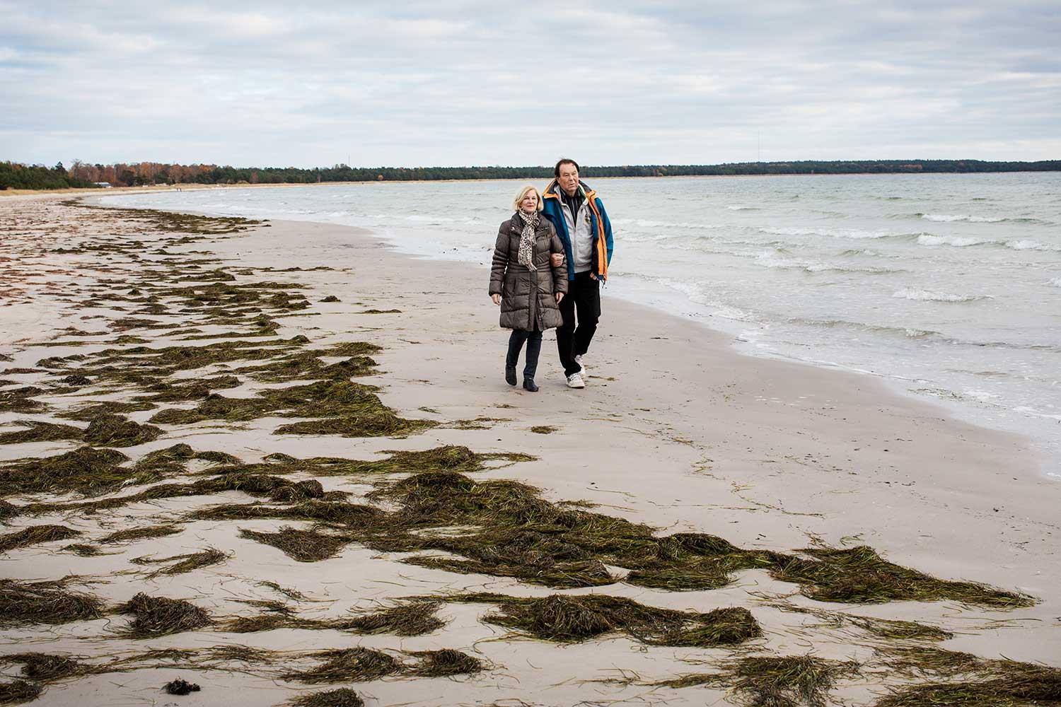 Ivar och Birgitta bor i en lägenhet i Sundbyberg, men de tillbringar mycket tid i sommarhuset på Fårö på Gotland.