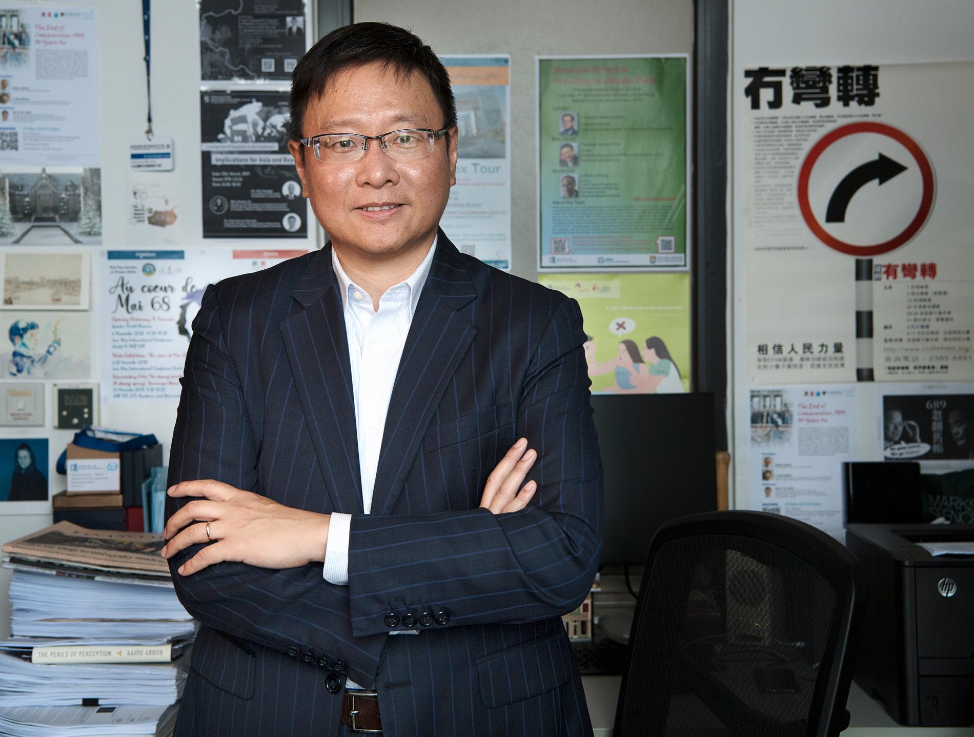 Statsvetaren i Hongkong Kenneth Chan.