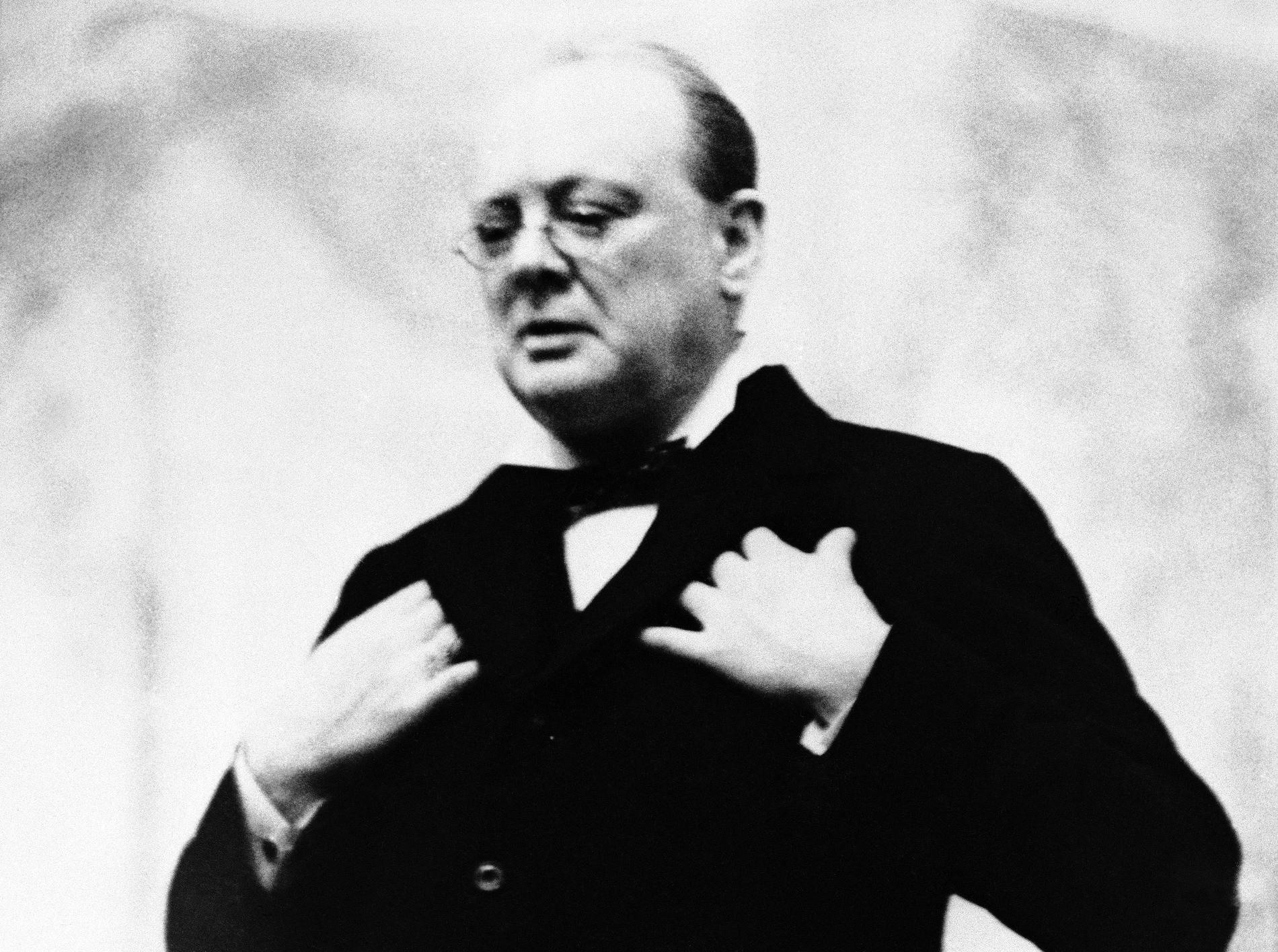 Den brittiske premiärministern Winston Churchill på en bild från 1930-talet. Arkivbild.
