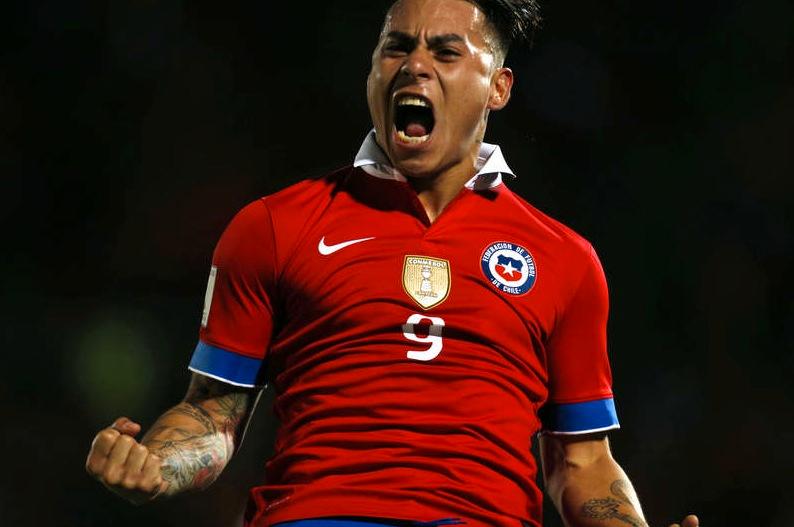 Vargas målskytt för Chile.