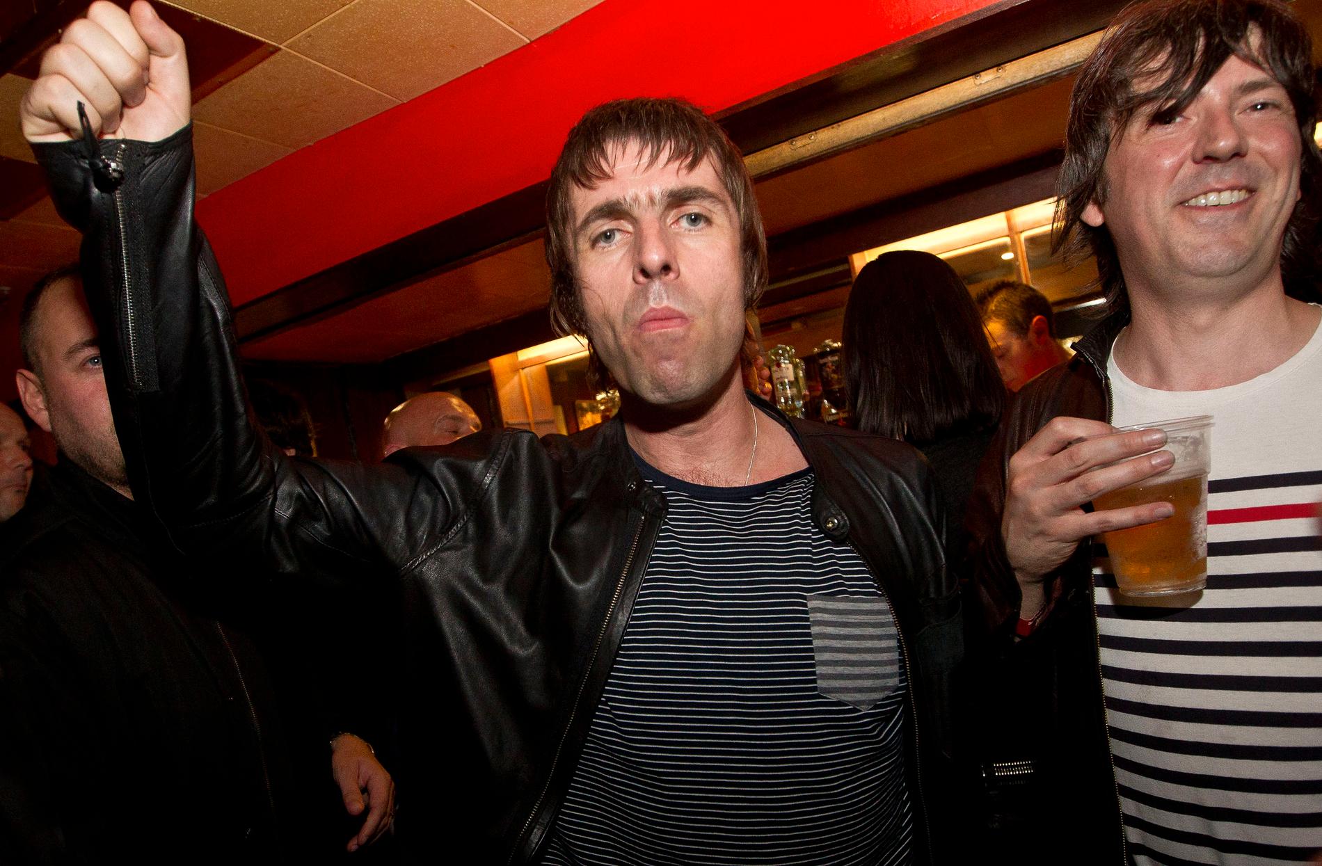 Liam Gallagher vill inte att publiken kastar fisk.