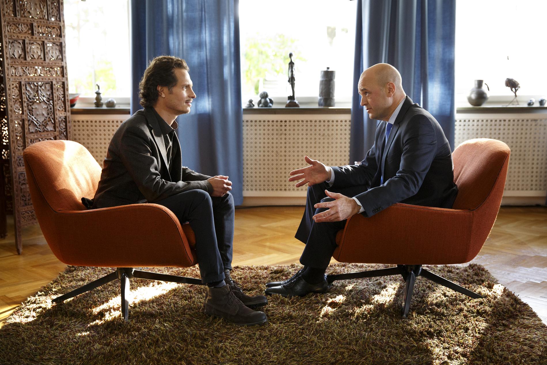 Fredrik Reinfeldt gästade SVT-programmet ”Nyfiken på”. 
