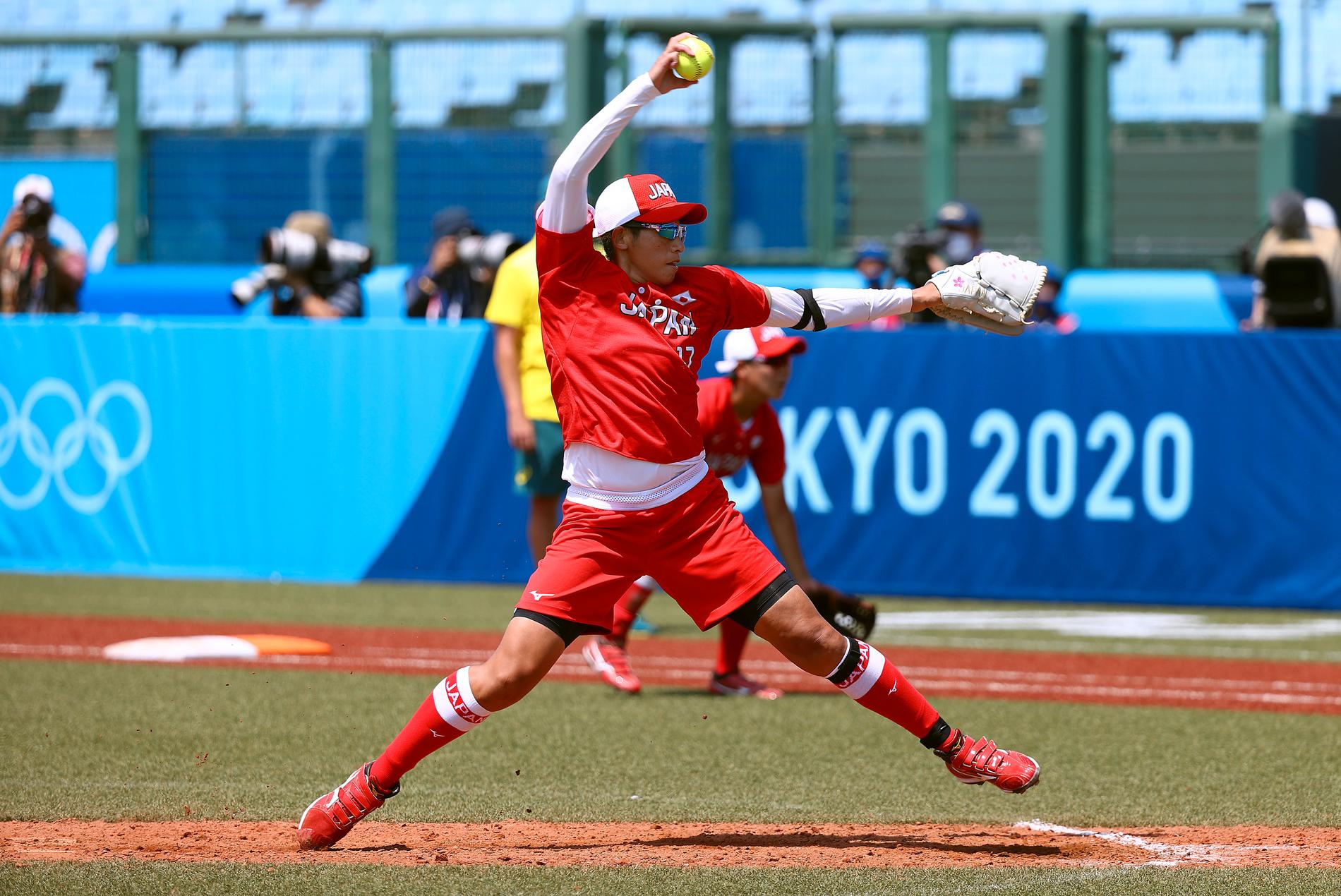 Yukiko Ueno hjälpte de japanska softballaget till premiärsegern i OS.