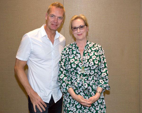 Nöjesbladets Magnus Sundholm möter Meryl Streep.