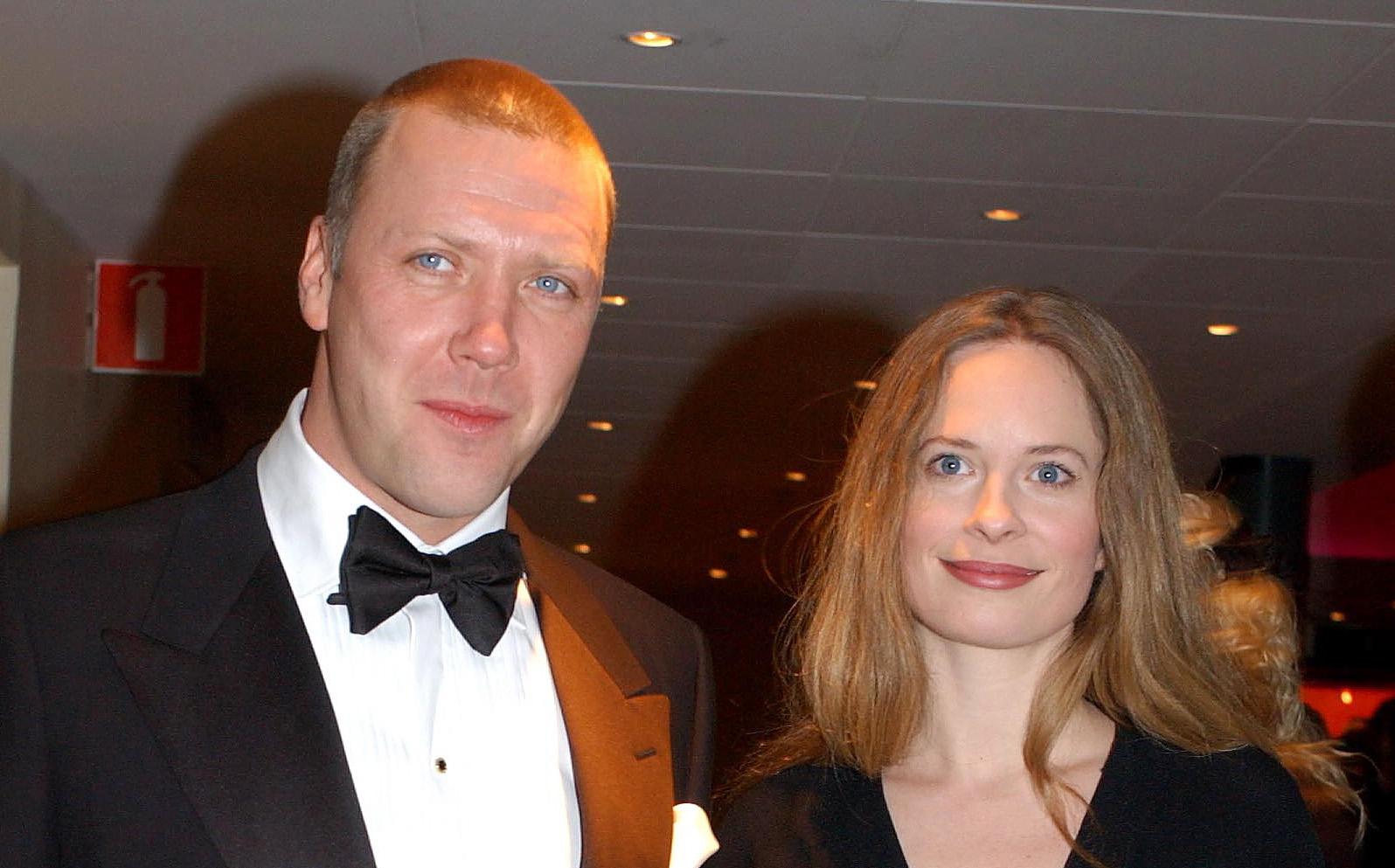Mikael Persbrandt och Maria Bonnevie i januari 2005.