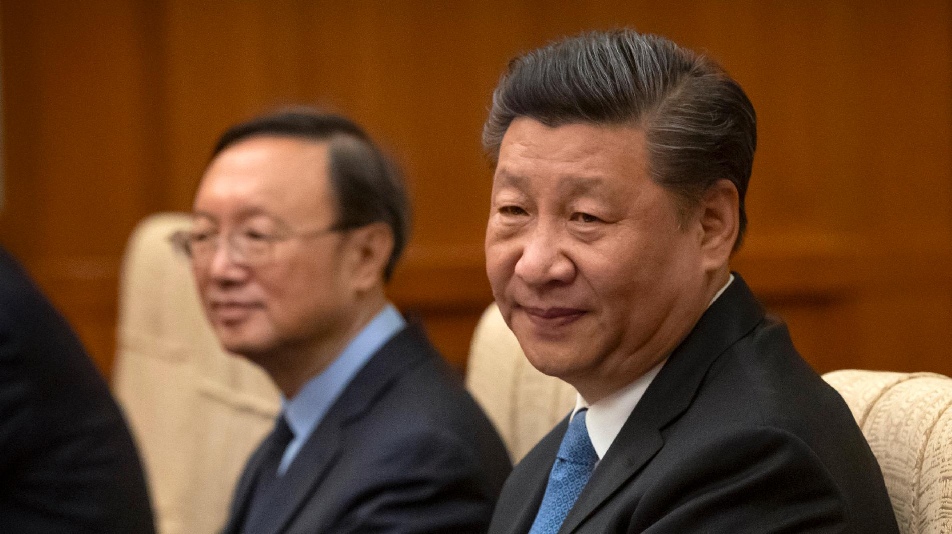 Kinas president Xi Jinping (till höger). Arkivbild.
