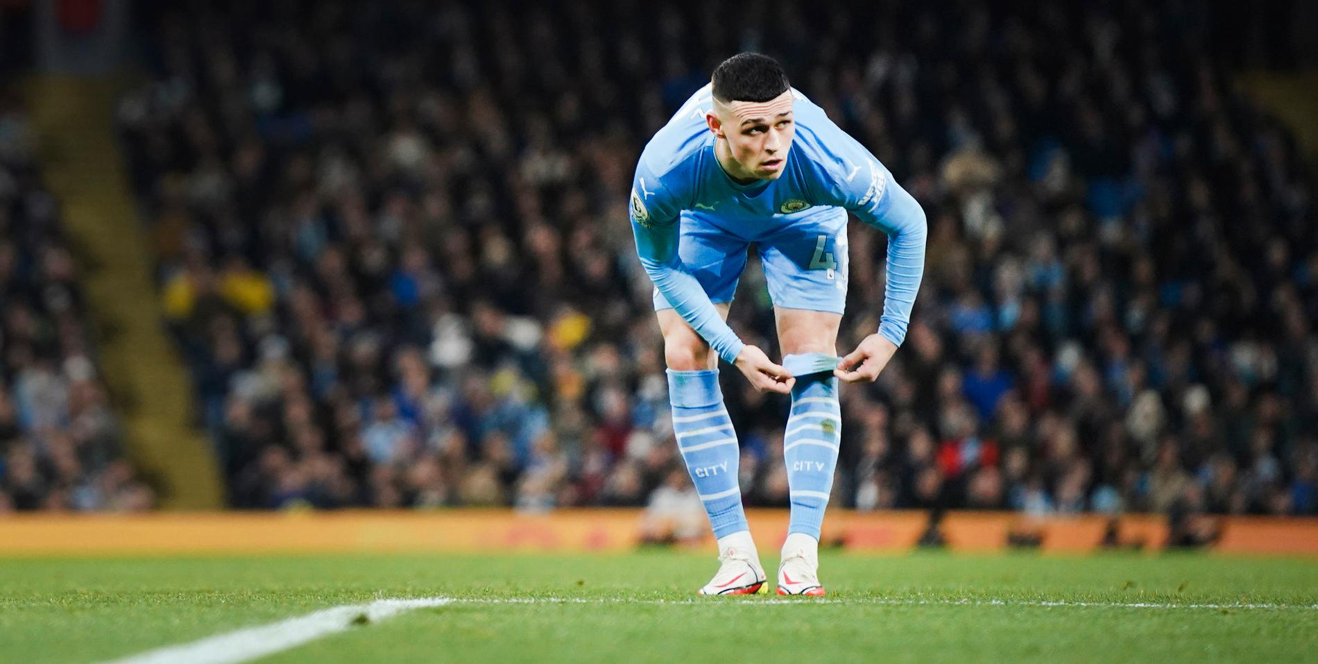 Manchester Citys Phil Foden.