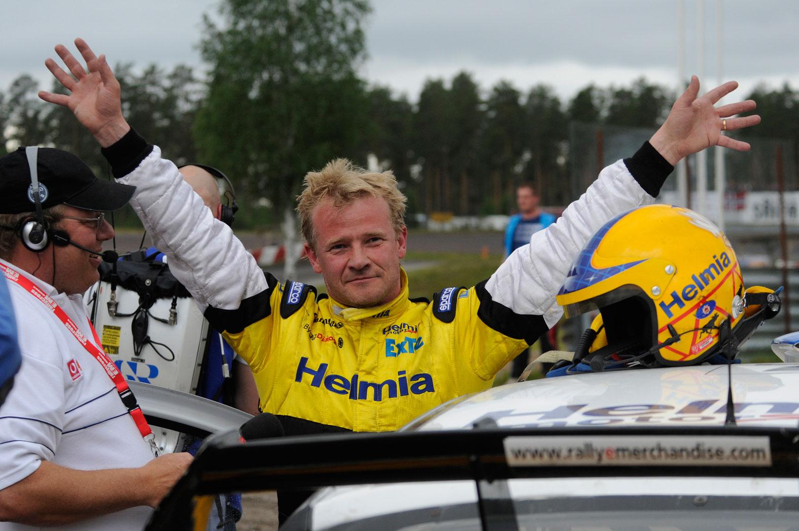 ”Stecka” Walfridson är det svenska hoppet i rallycross-EM.