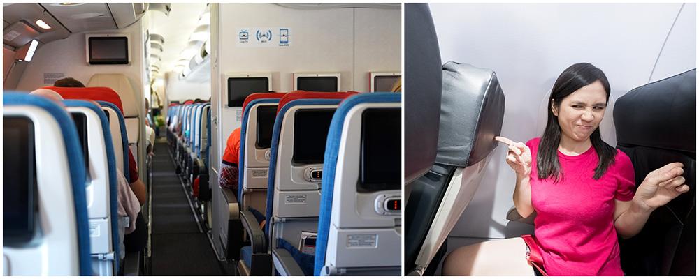 Delta Airlines förbjuder passagerare att fälla stolsryggen mer än 5 cm. 