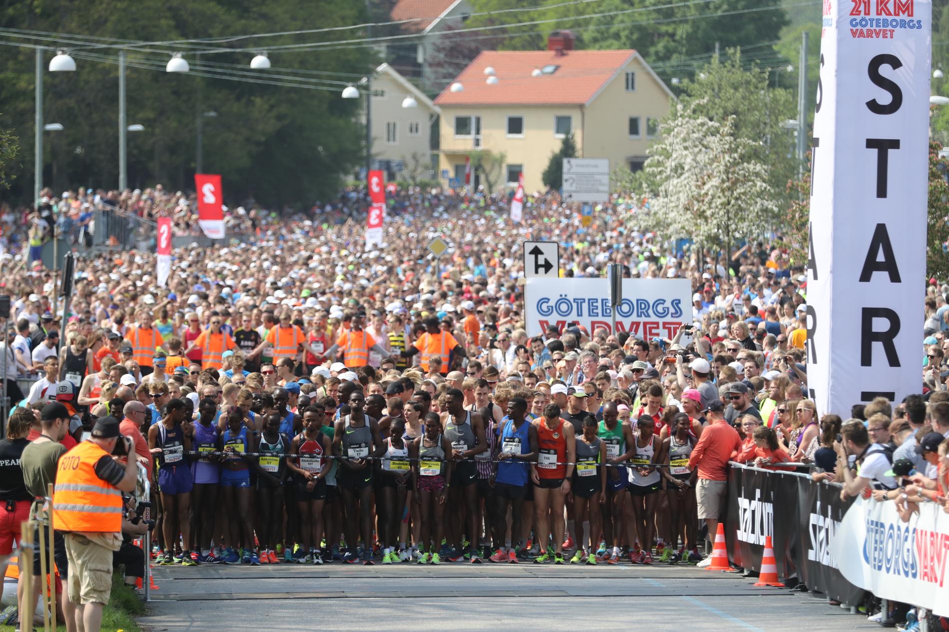 Uppemot 50 000 löpare springer Göteborgsvarvet.