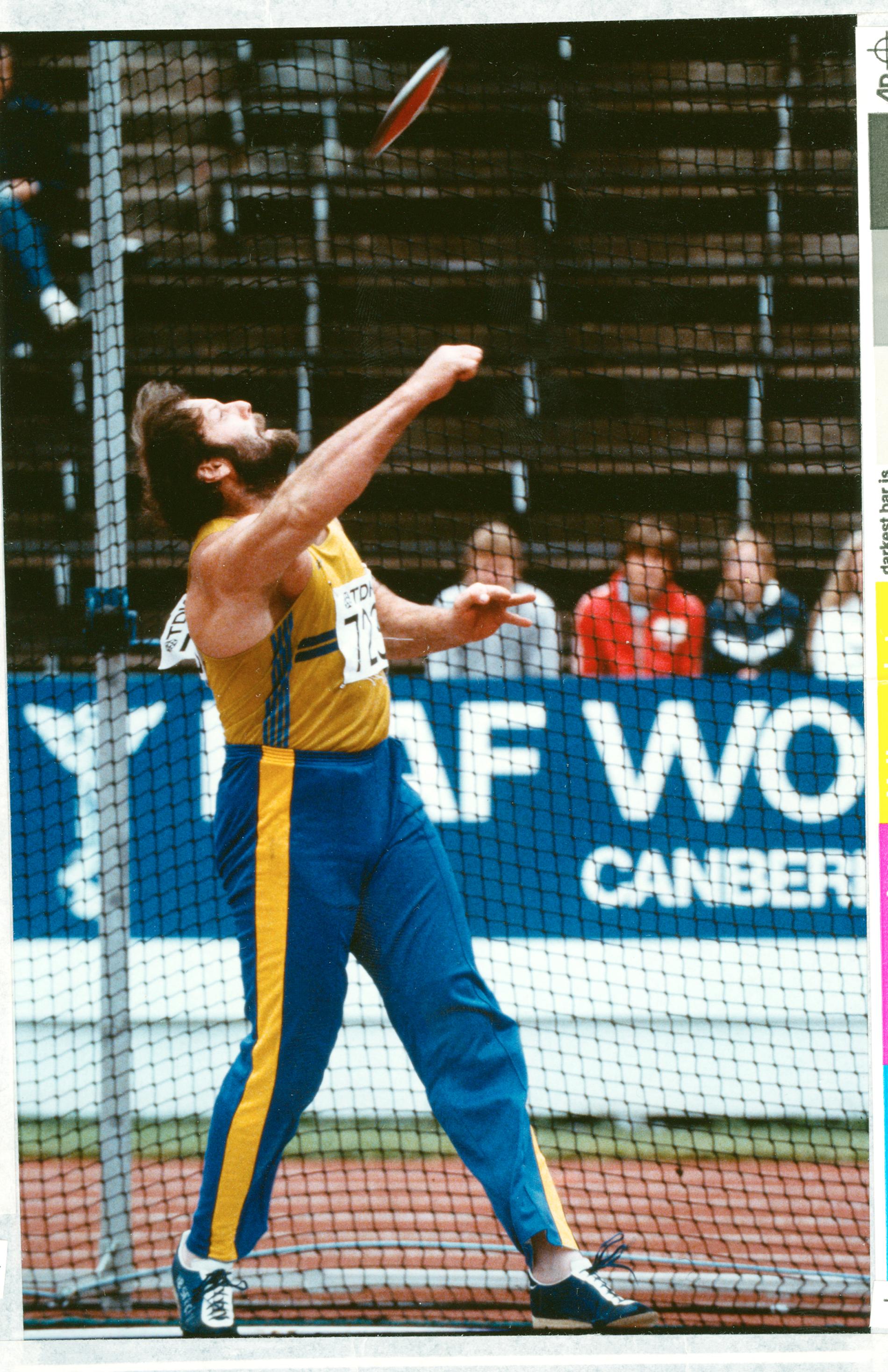I världshistoriens första VM, 1983 i Helsingfors.
