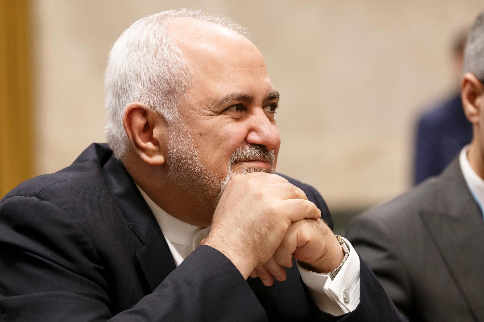 Irans utrikesminister Mohammad Javad Zarif i FN, här i organisationens kontor i Genève i december i fjol.