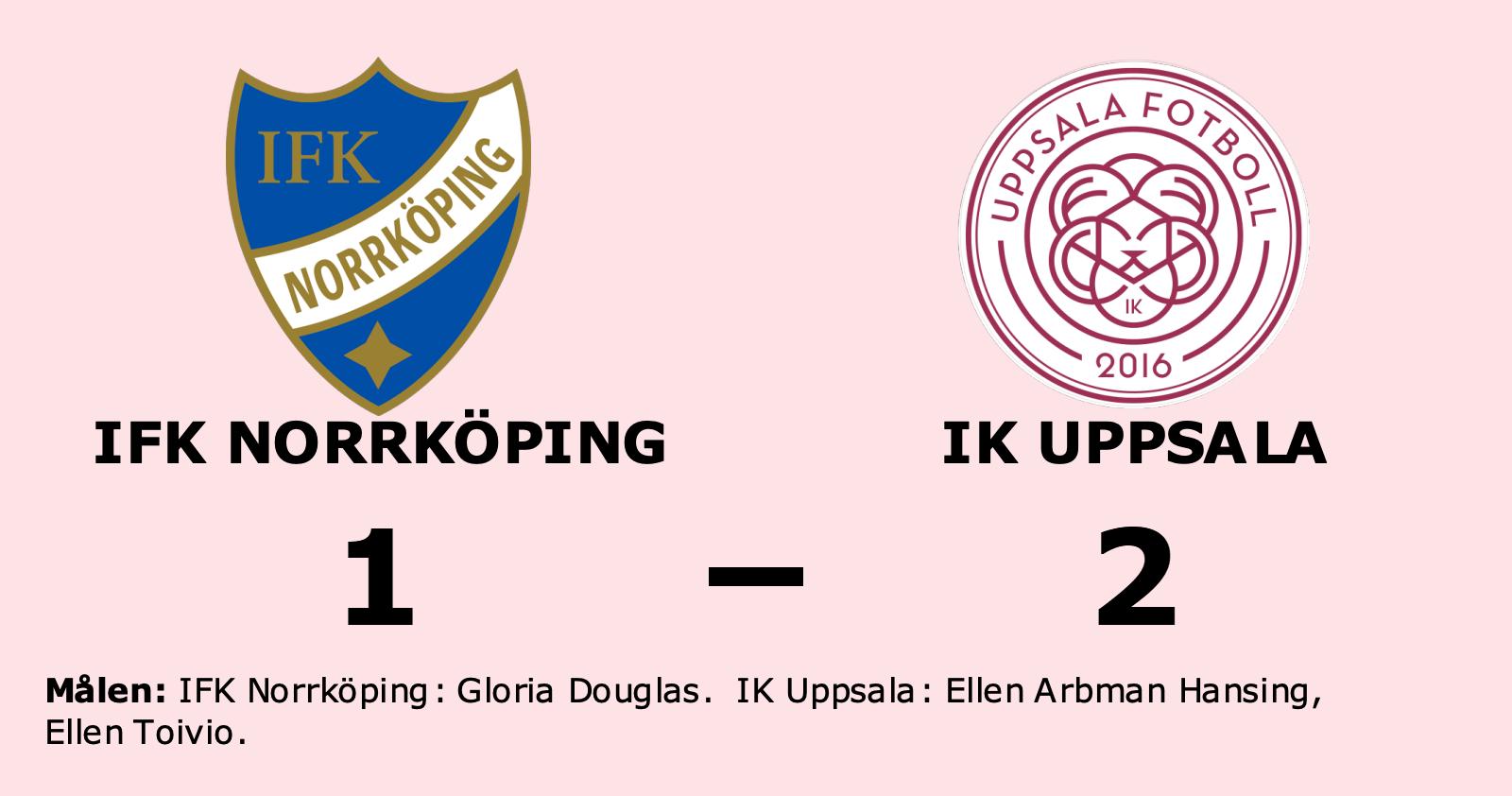 IFK Norrköping: Gloria Douglas enda målskytt när IFK Norrköping föll