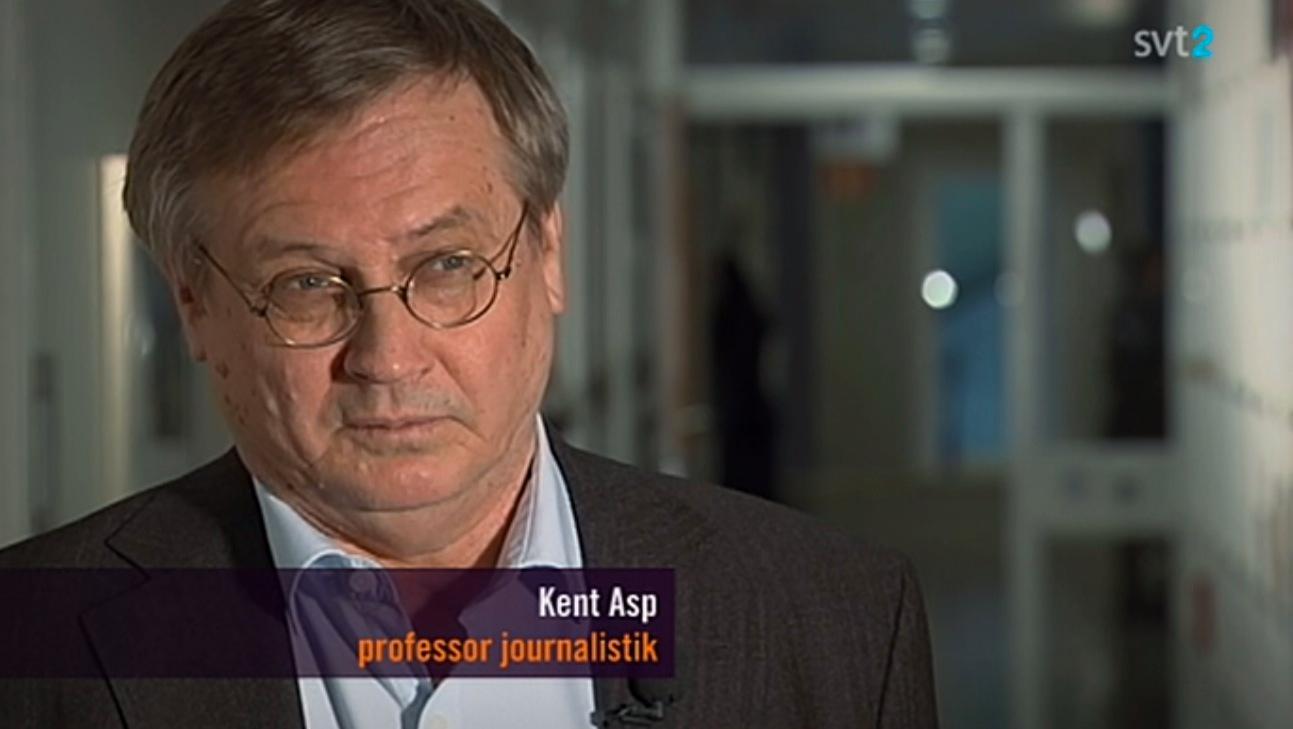 Forskaren Kent Asp i SVT:s Agenda.