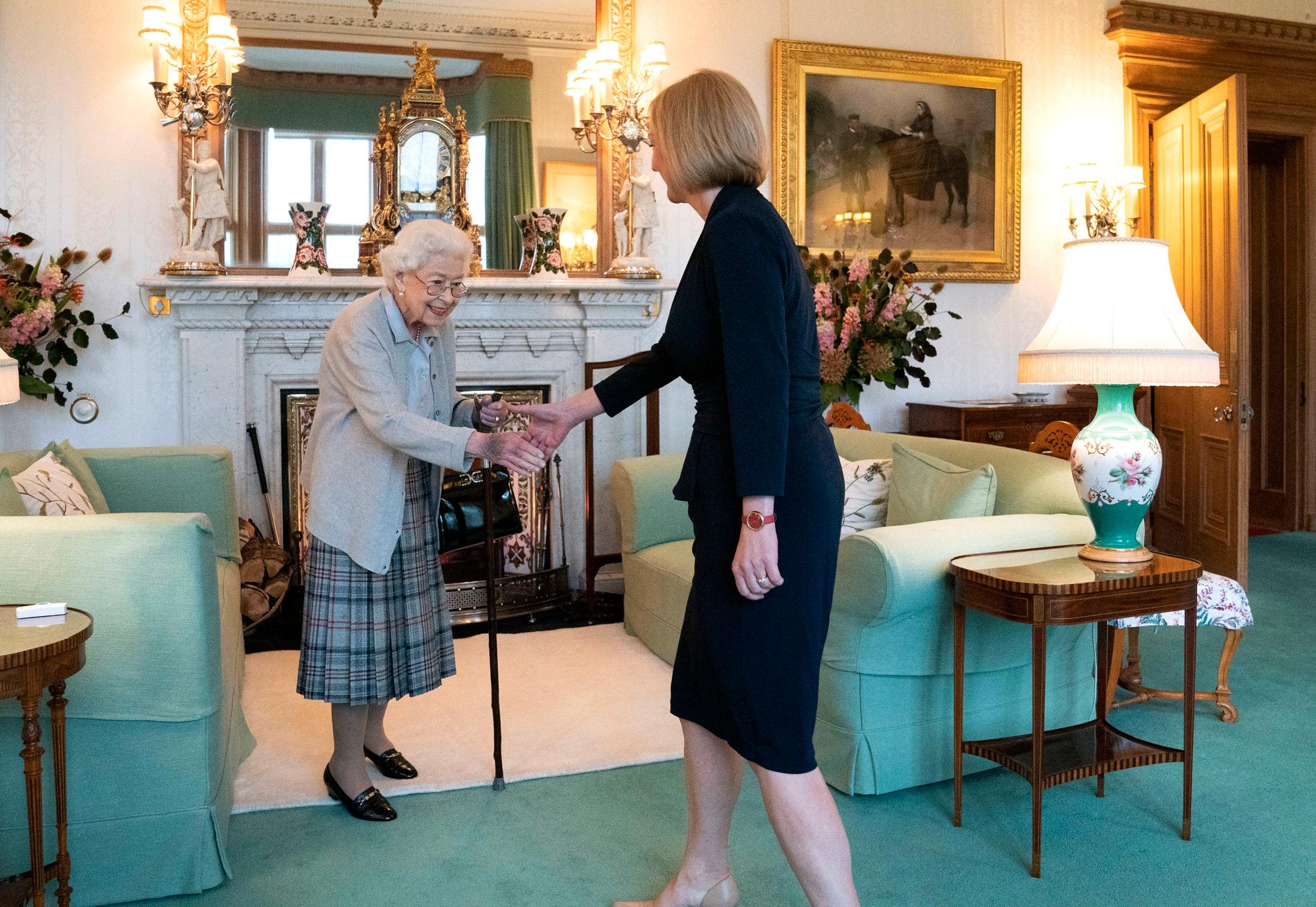 Mötet mellan Elizabeth och Liz Truss blev drottningens sista offentliga framträdande.
