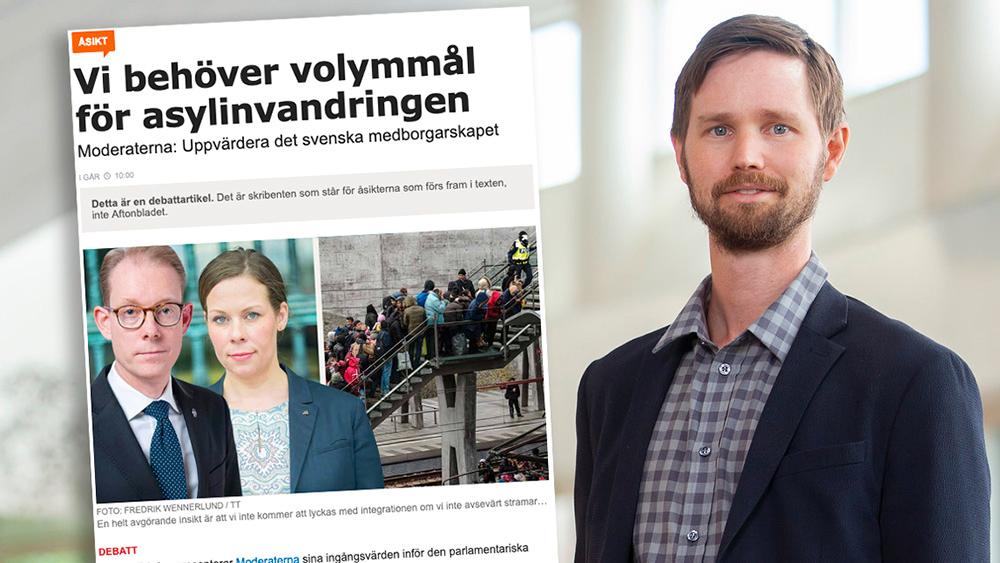 Genom en rad åtgärder ska människor som befinner sig på flykt från krig avskräckas från att komma till Sverige. Cyniskt och högerpopulistiskt är bara förnamnet på detta utspel från Moderaterna, vars politik allt mer liknar Sverigedemokraternas, skriver Rasmus Ling, migrationspolitisk talesperson (MP).