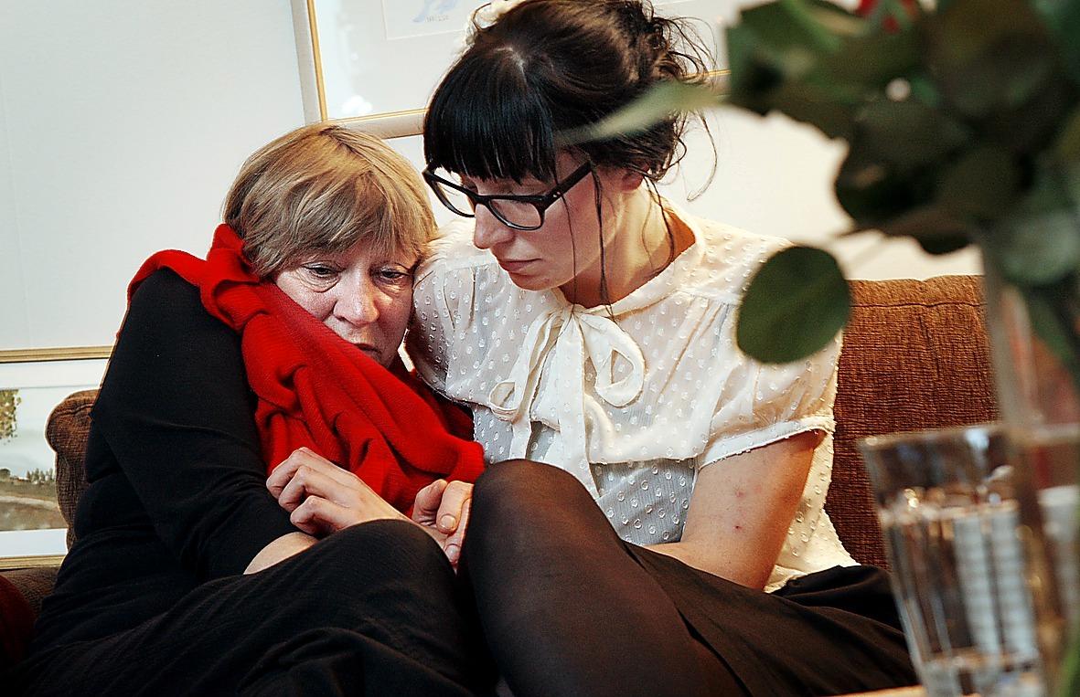 DÅ Annica Holmqust tillsammans med dottern Emelie 2010.