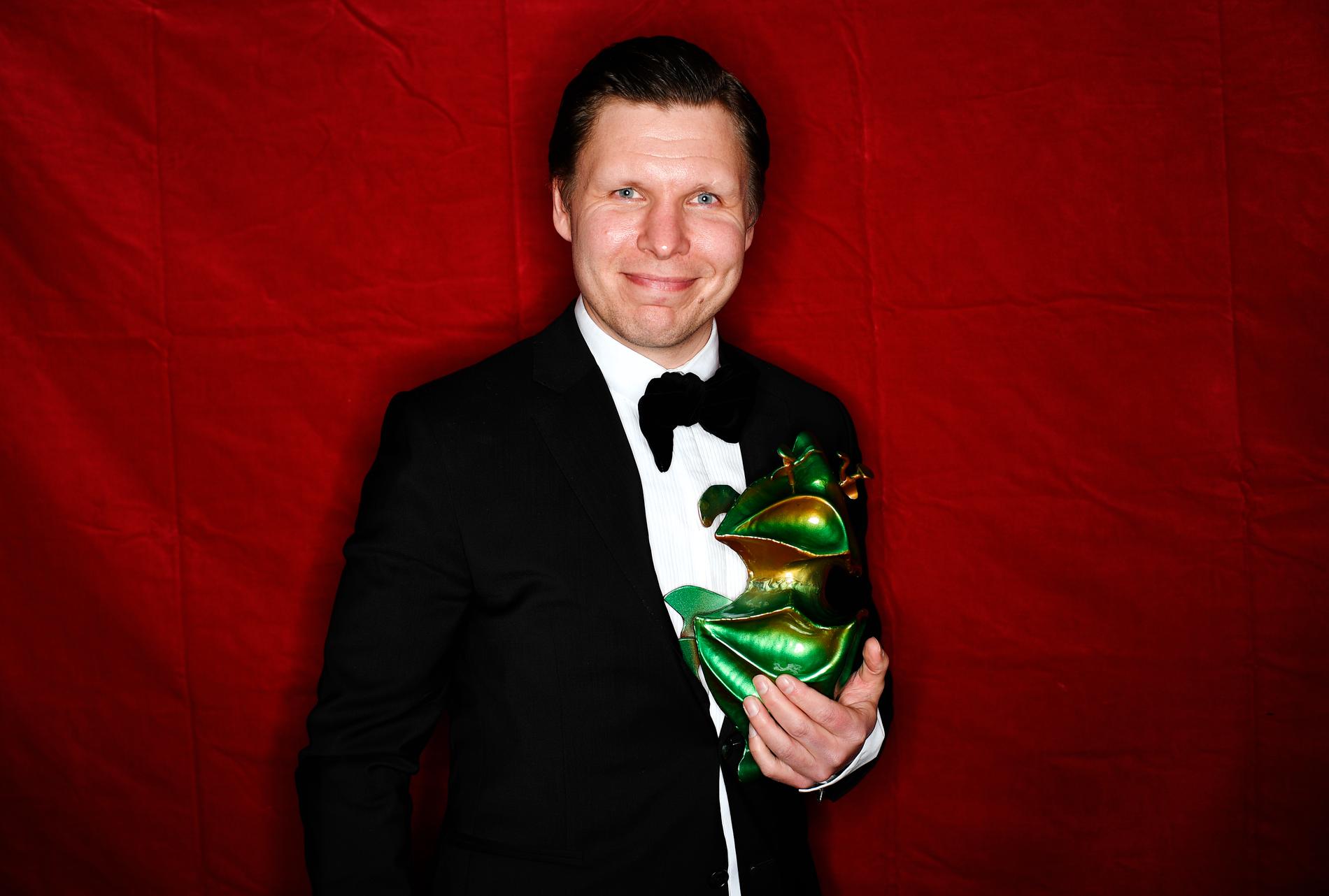 Eero Mllonof fick priset för bästa manliga biroll i filmen ”Gräns”.
