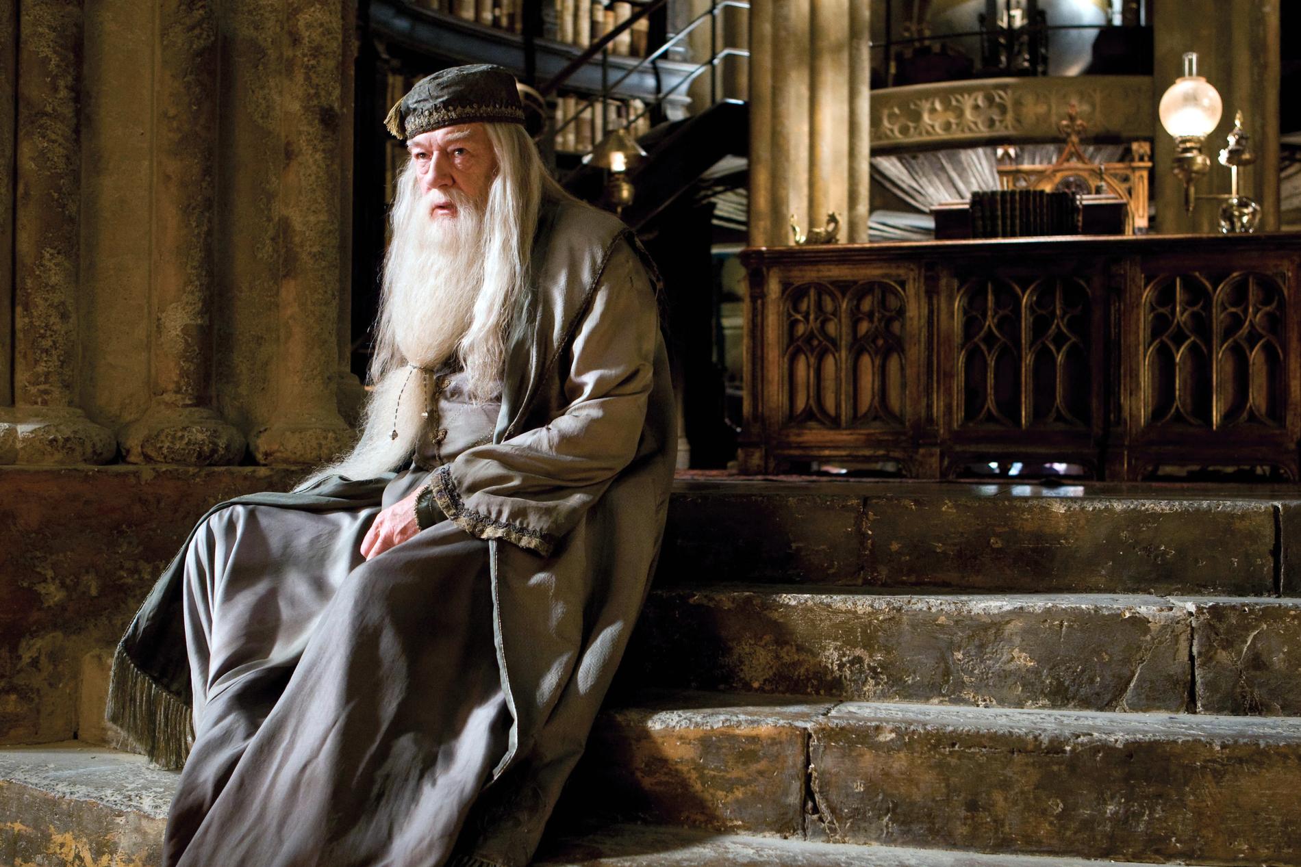 Michael Gambon som Albus Dumbledore.