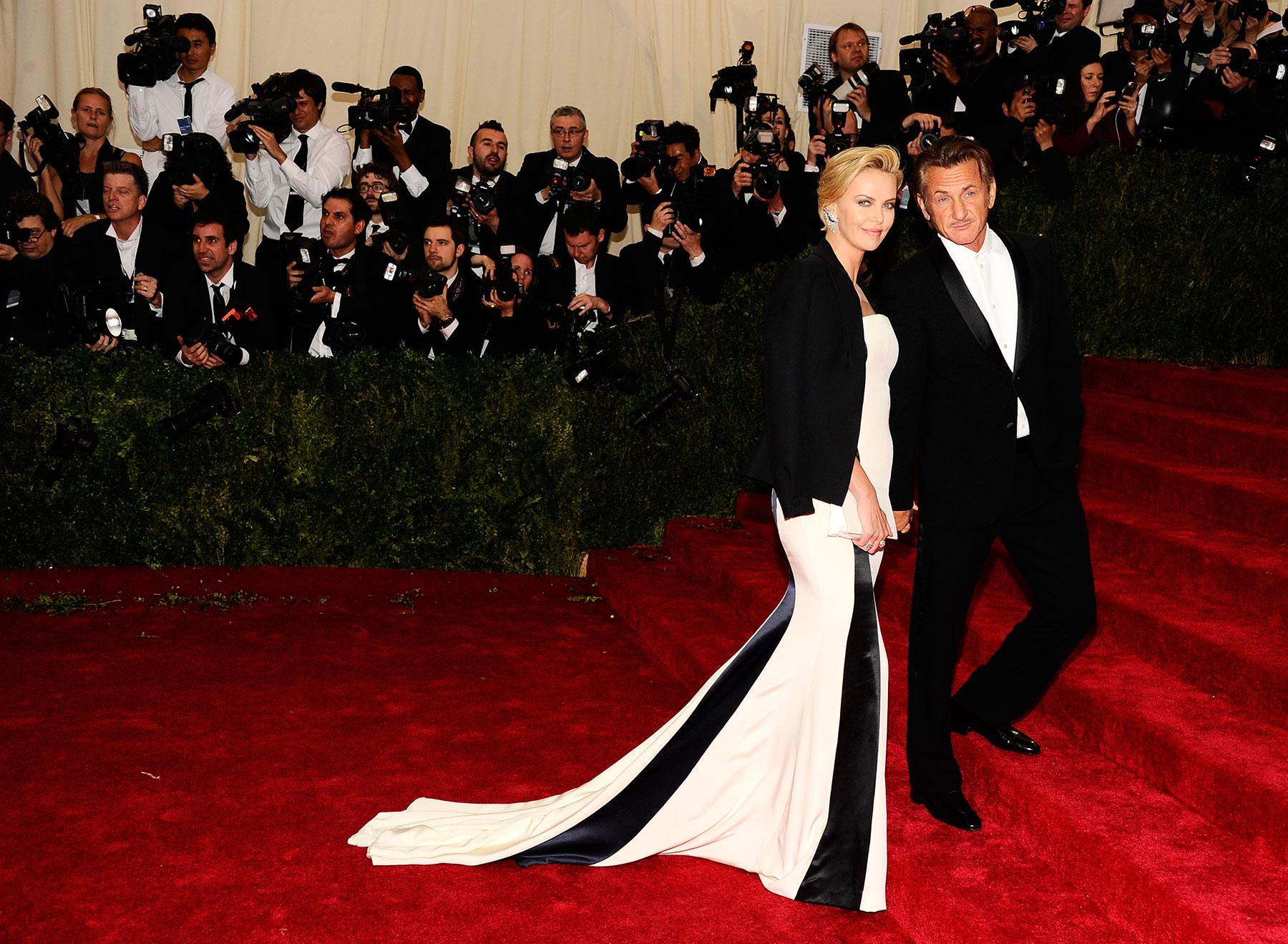 Charlize Theron och Sean Penn på gala.