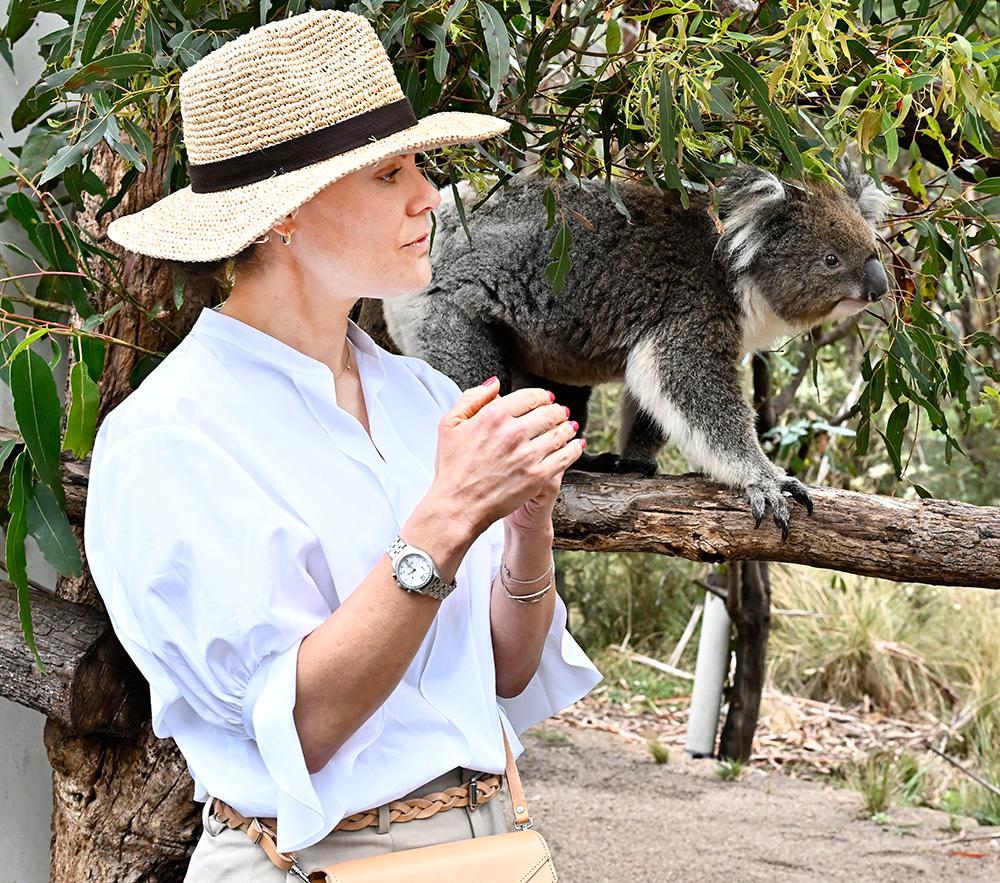 Estelle och Oscar väntar med spänning på att få veta allt om koalorna och känguruerna i Australien berättar kronoprinsessan Victoria. 