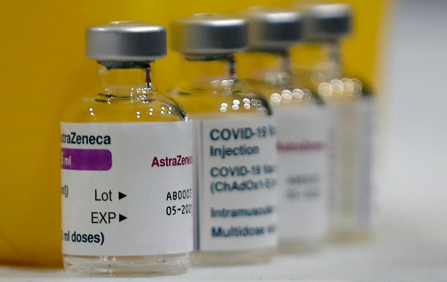 Astra Zenecas vaccin mot covid-19. Arkivbild.