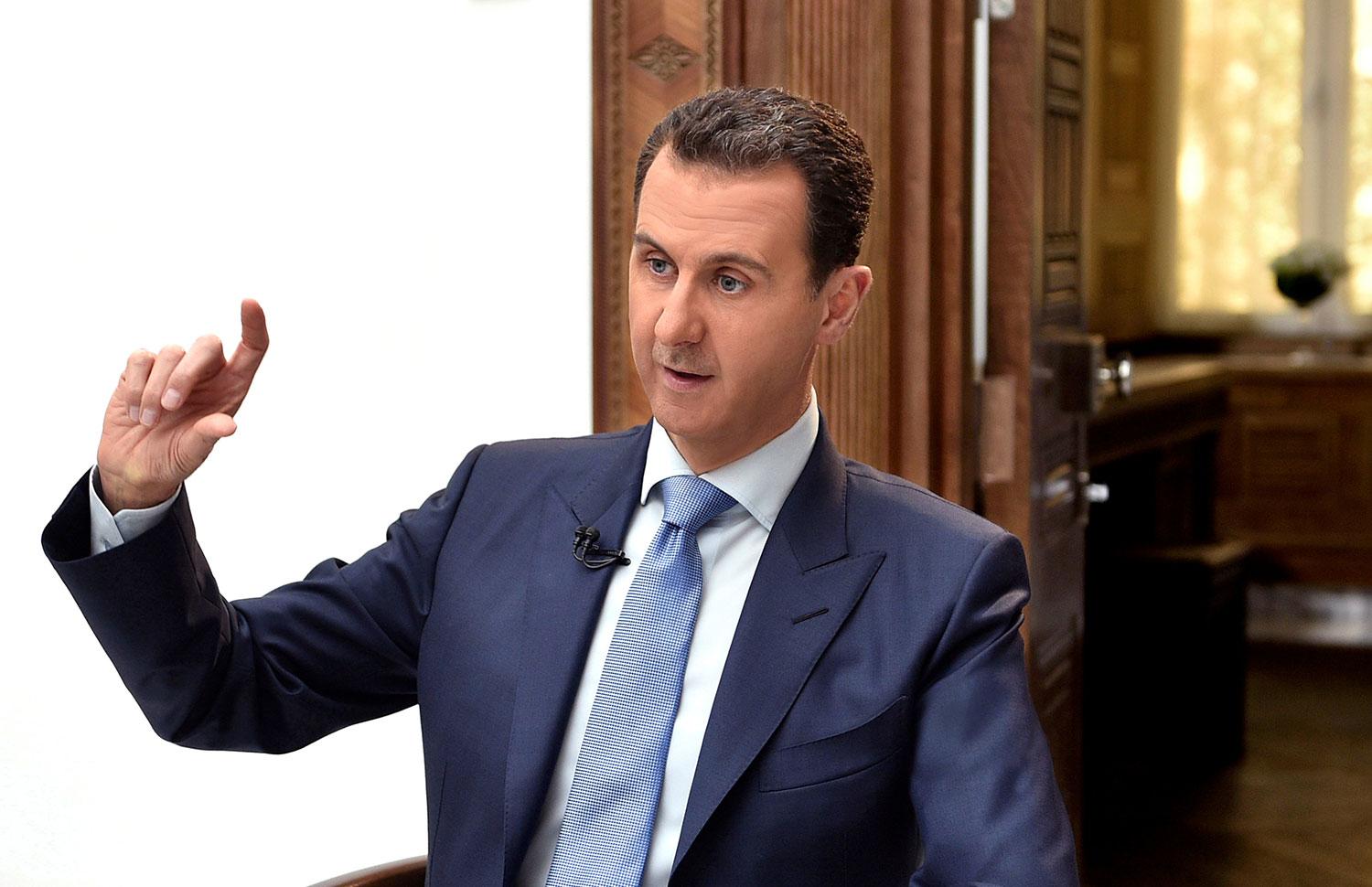 Syriens president Bashar al-Assad.