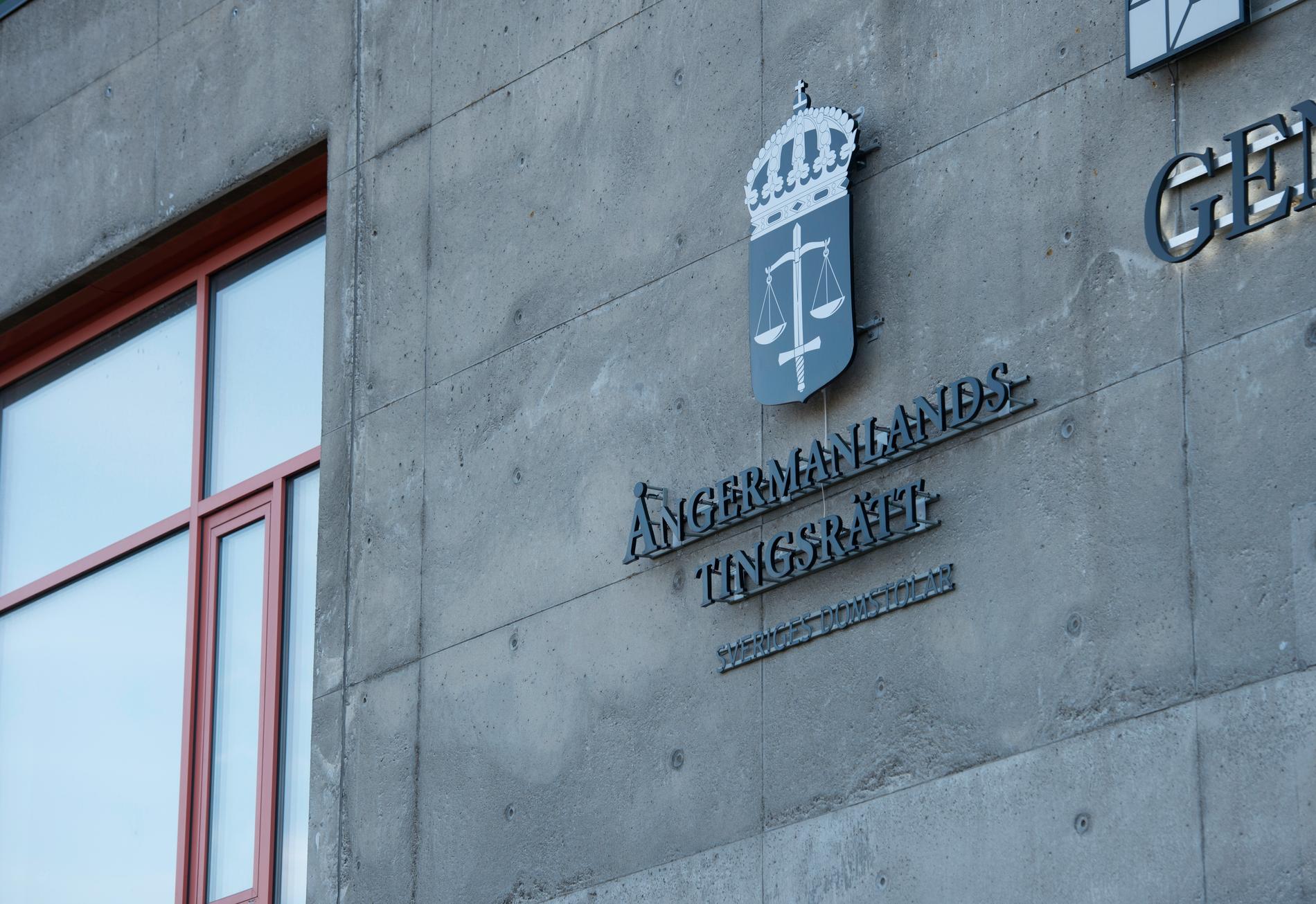 Huvudförhandlingen kommer att hållas i Ångermanlands tingsrätt. Arkivbild.