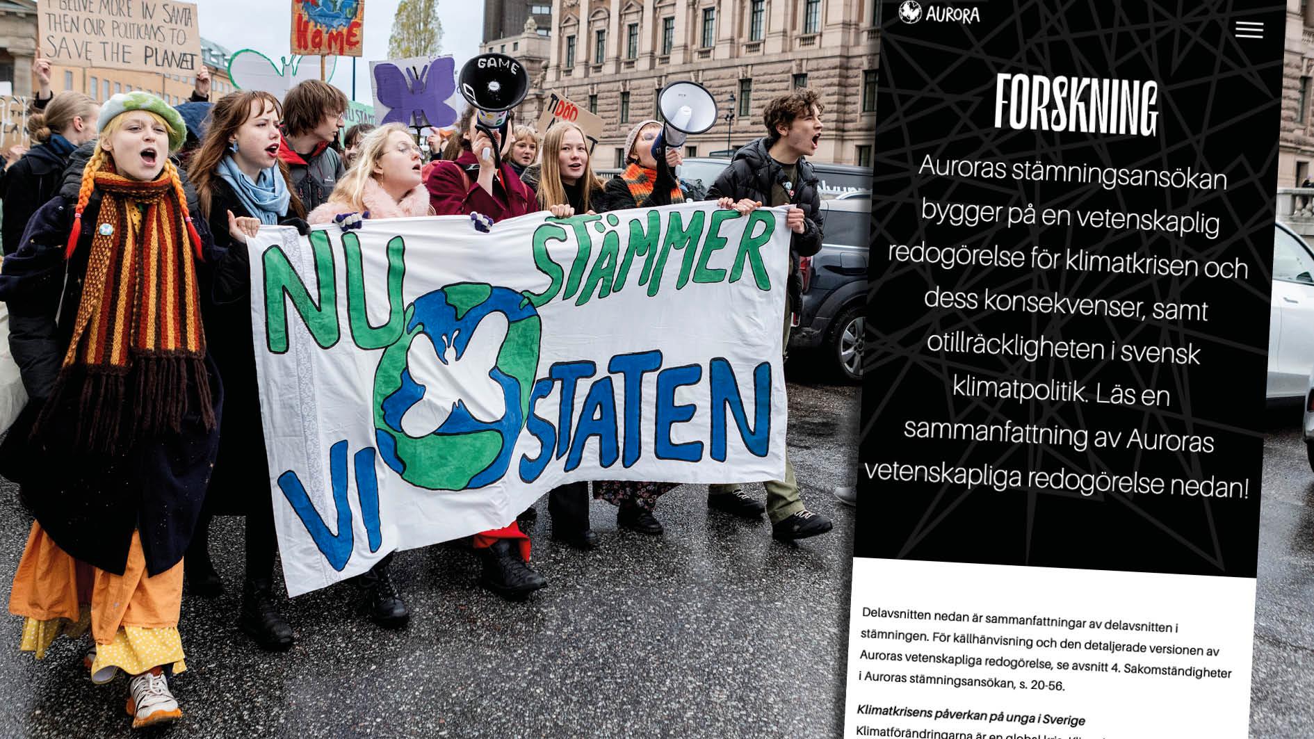 Den 25 november lämnade ungdomsorganisationen Aurora in en stämningsansökan mot svenska staten för bristande klimatpolitik. Sverige vidtar inte de åtgärder som krävs för att skydda barns och ungdomars rättigheter enligt Europakonventionen om de mänskliga rättigheterna. Därför ställer vi oss bakom stämningen, skriver 1 620 forskare och anställda i forskarvärlden. 