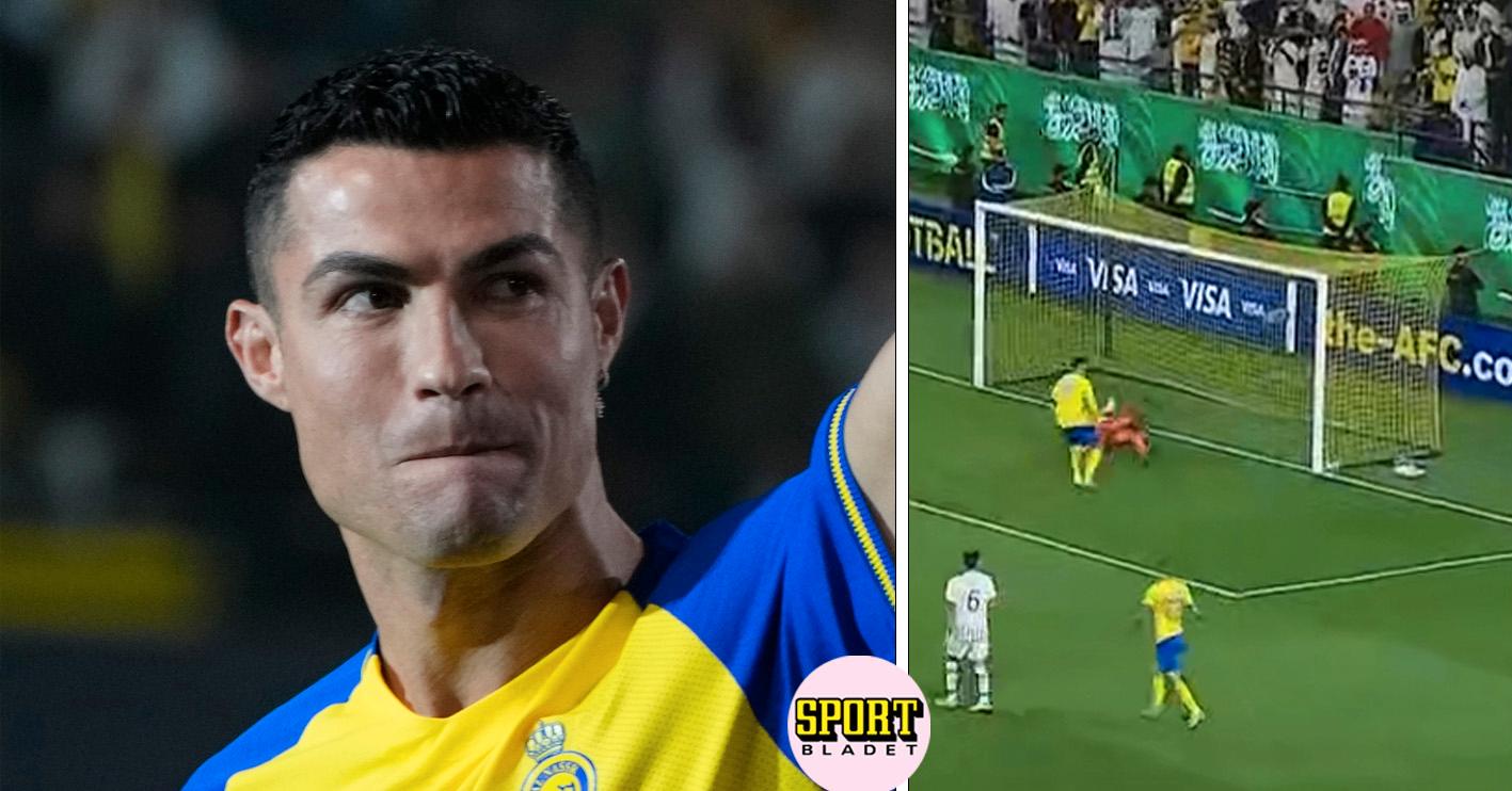 Cristiano Ronaldo’s incredible miss when Al Nassr went out