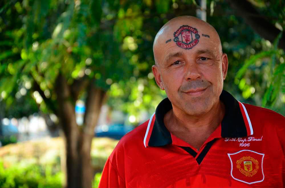 Zdravko Levidjov, 50-årig United-supporter.