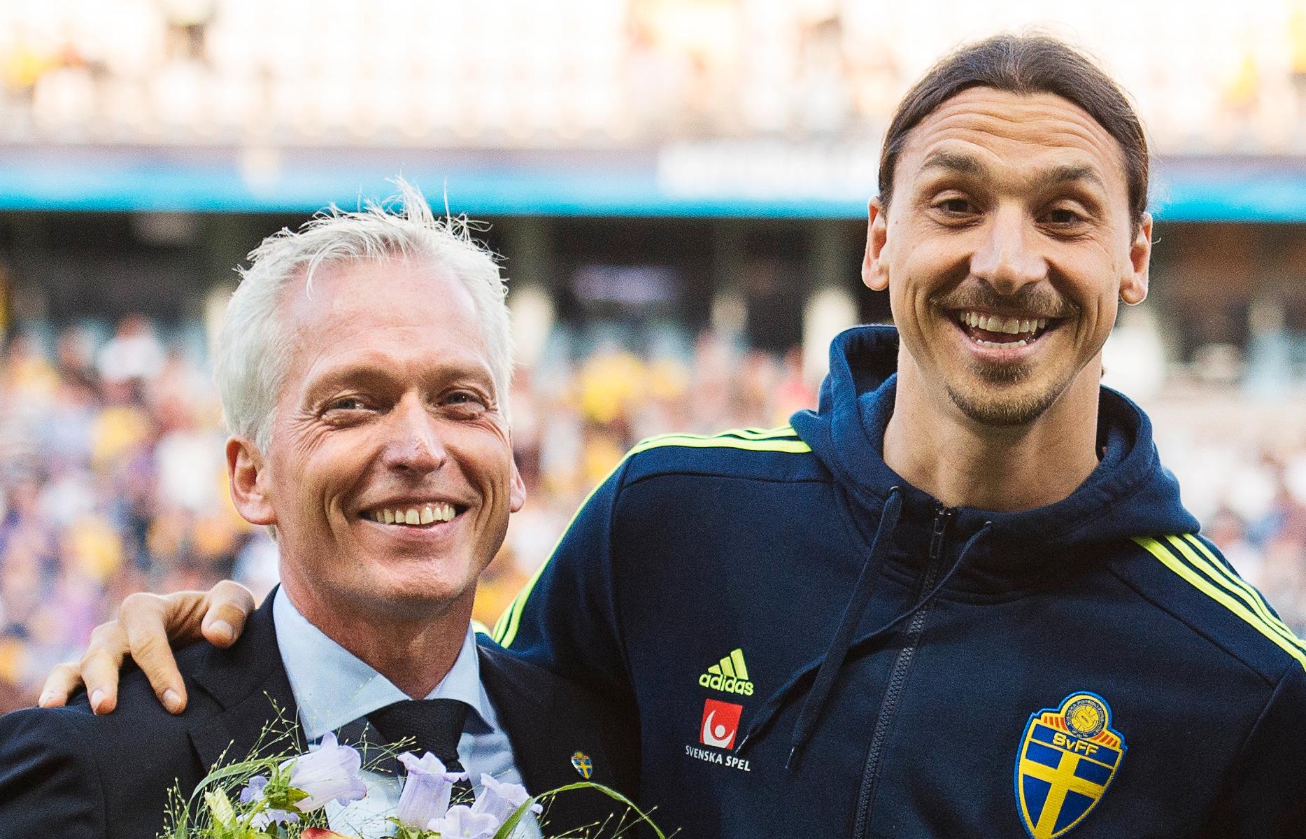 Håkan Sjöstrand och Zlatan Ibrahimovic.