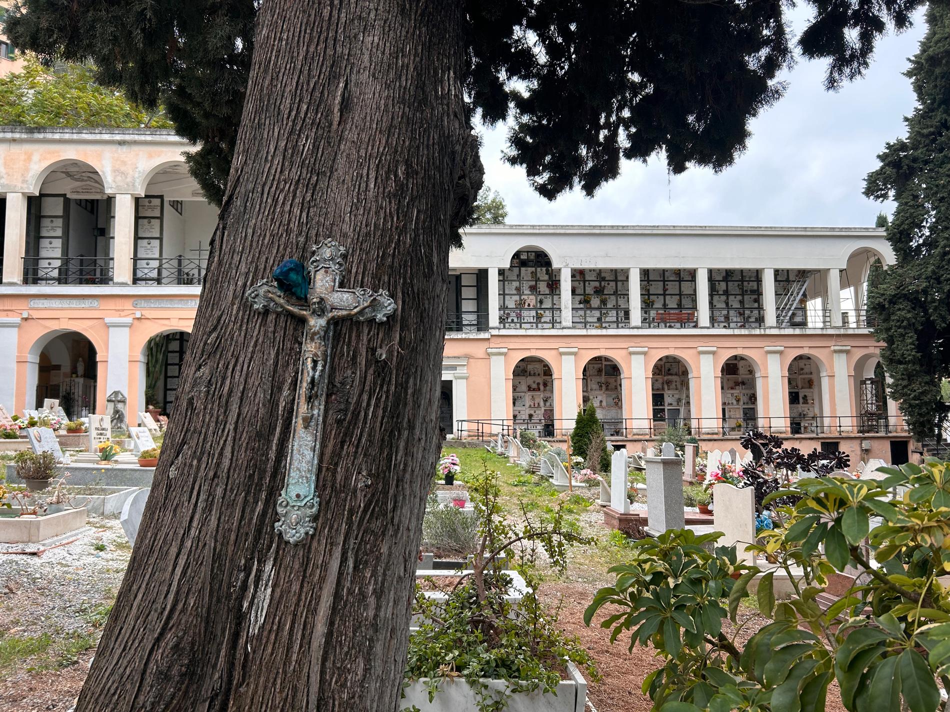 Kyrkogården i Ventimiglia.