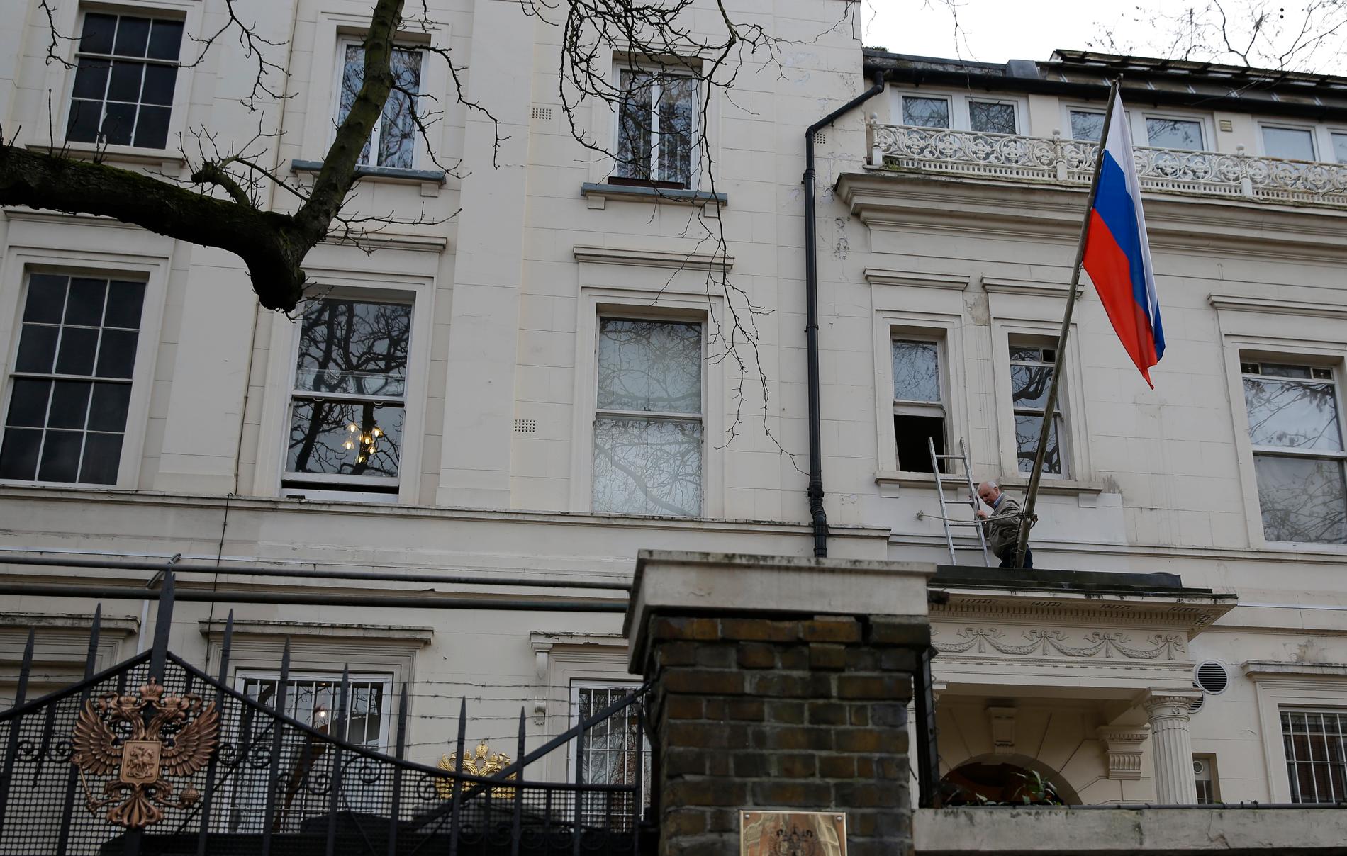 Rysslands ambassad i London.