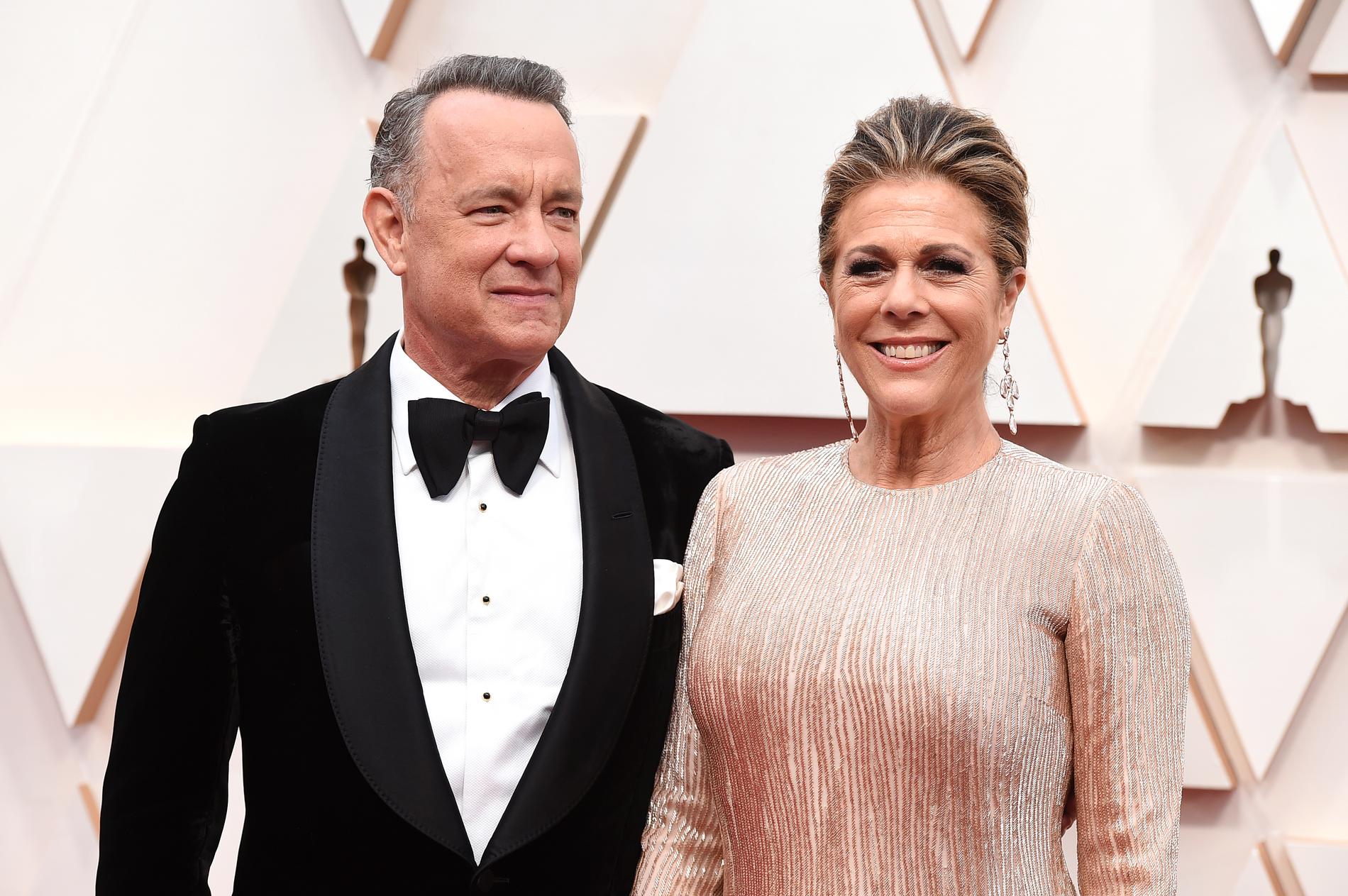 Tom Hanks och frun Rita Wilson.