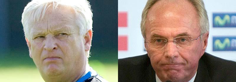 Hasse Backe och Sven–Göran Eriksson är två heta kandidater till att ta över förbundskaptensjobbet efter Lars Lagerbäck.