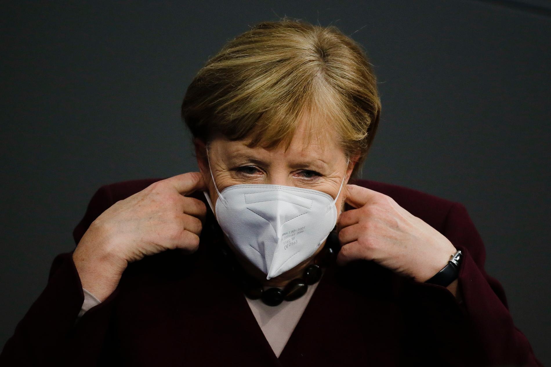 Tysklands förbundskansler Angela Merkel. Arkivbild