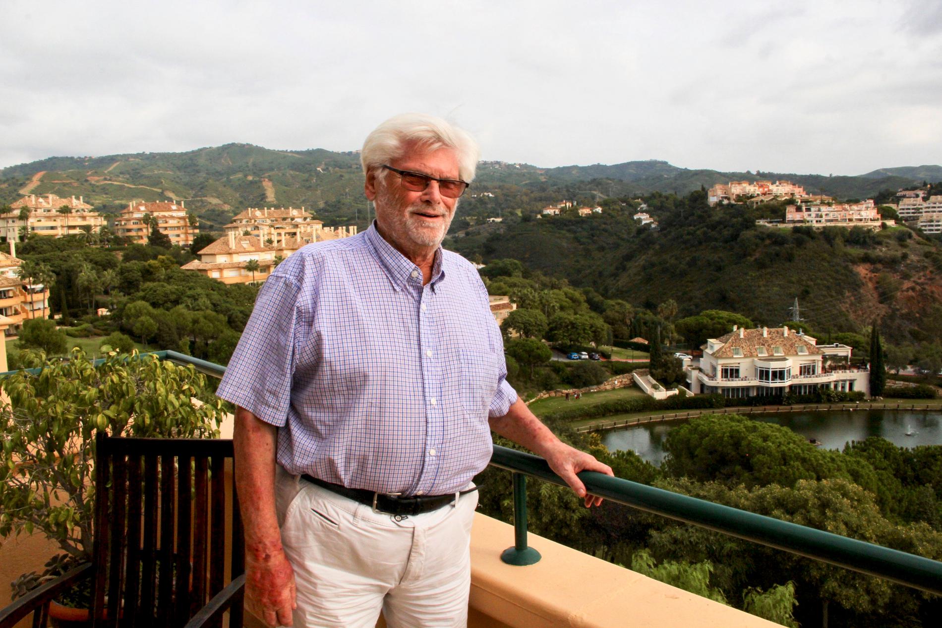 Eckhardt Metzner, 80 år, har tillbringat de senaste 36 vintrarna i Marbella.