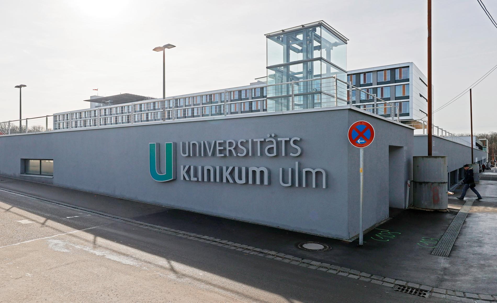 Universitetssjukhuset i tyska Ulm där sjuksköterskan misstänks ha försökt mörda fem för tidigt födda barn.