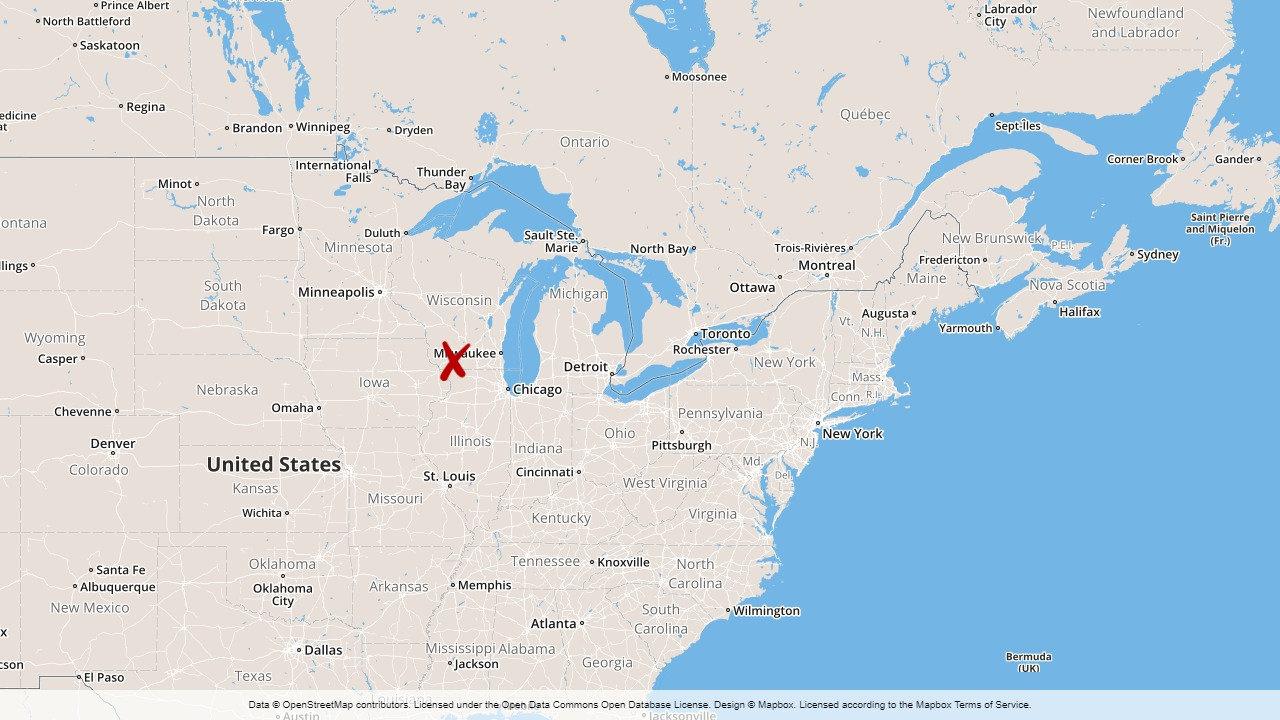 En skottlossning har inträffat i en kontorsbyggnad i utkanten av staden Madison i Wisconsin, USA.