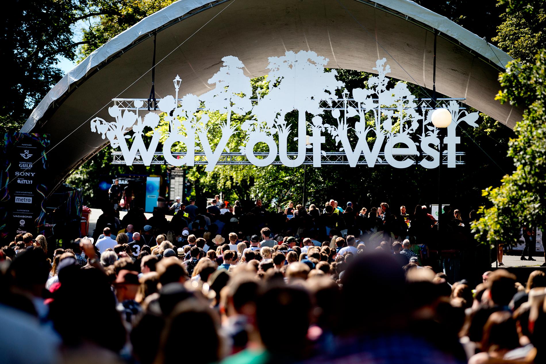 Tusentals personer brukar besöka Way Out West varje år. I år är festivalen inställd på grund av coronapandemin. Arkivbild.